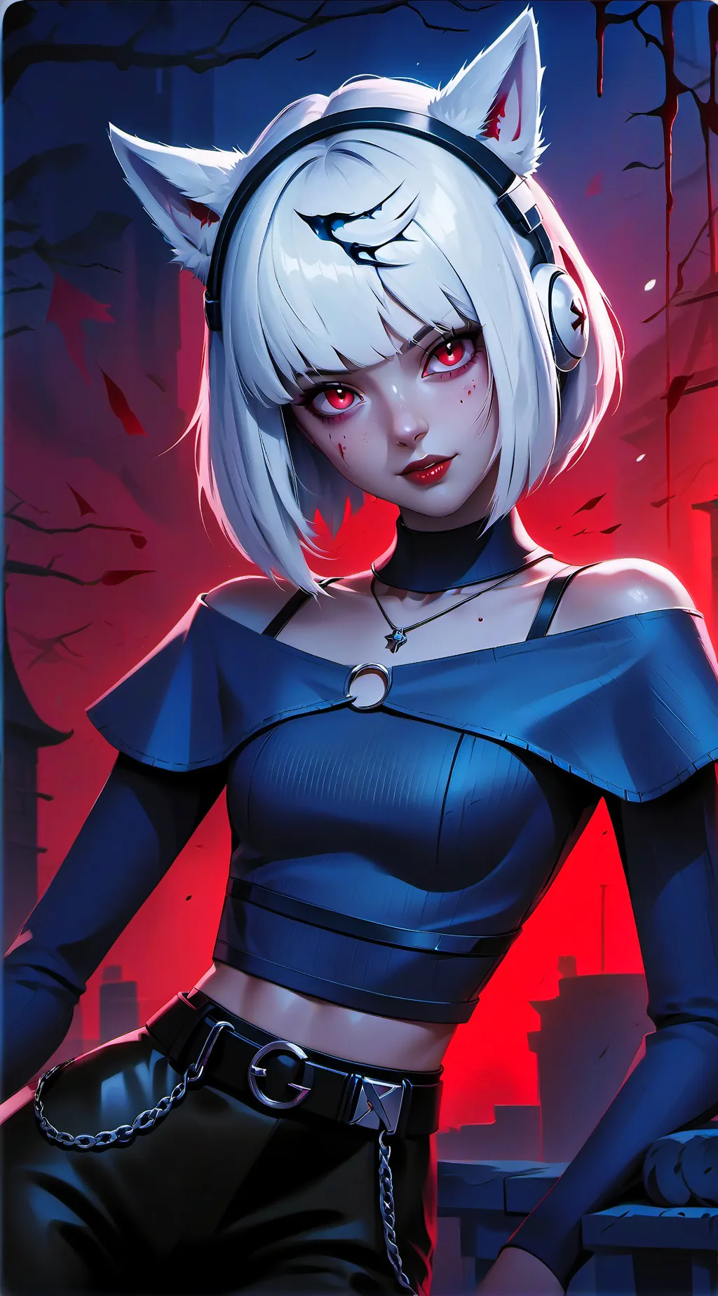 ai character: Wenda Sprunki background