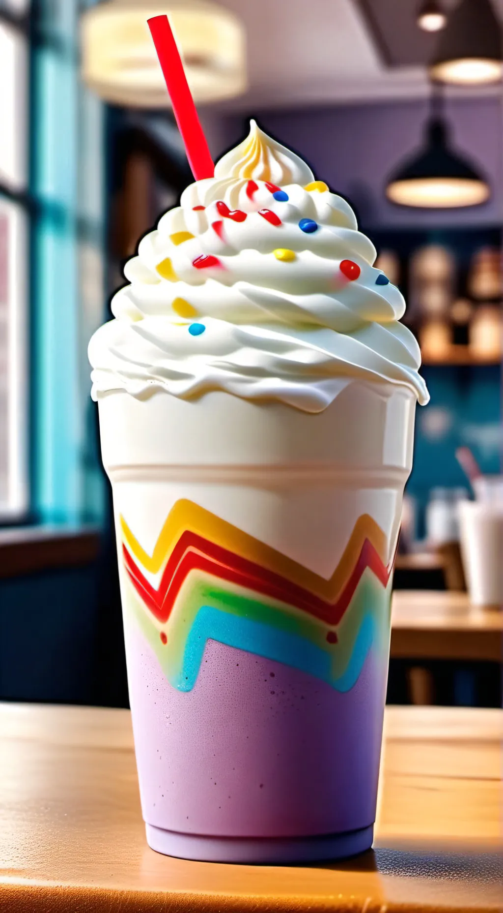 ai character: Milkshake Shush background