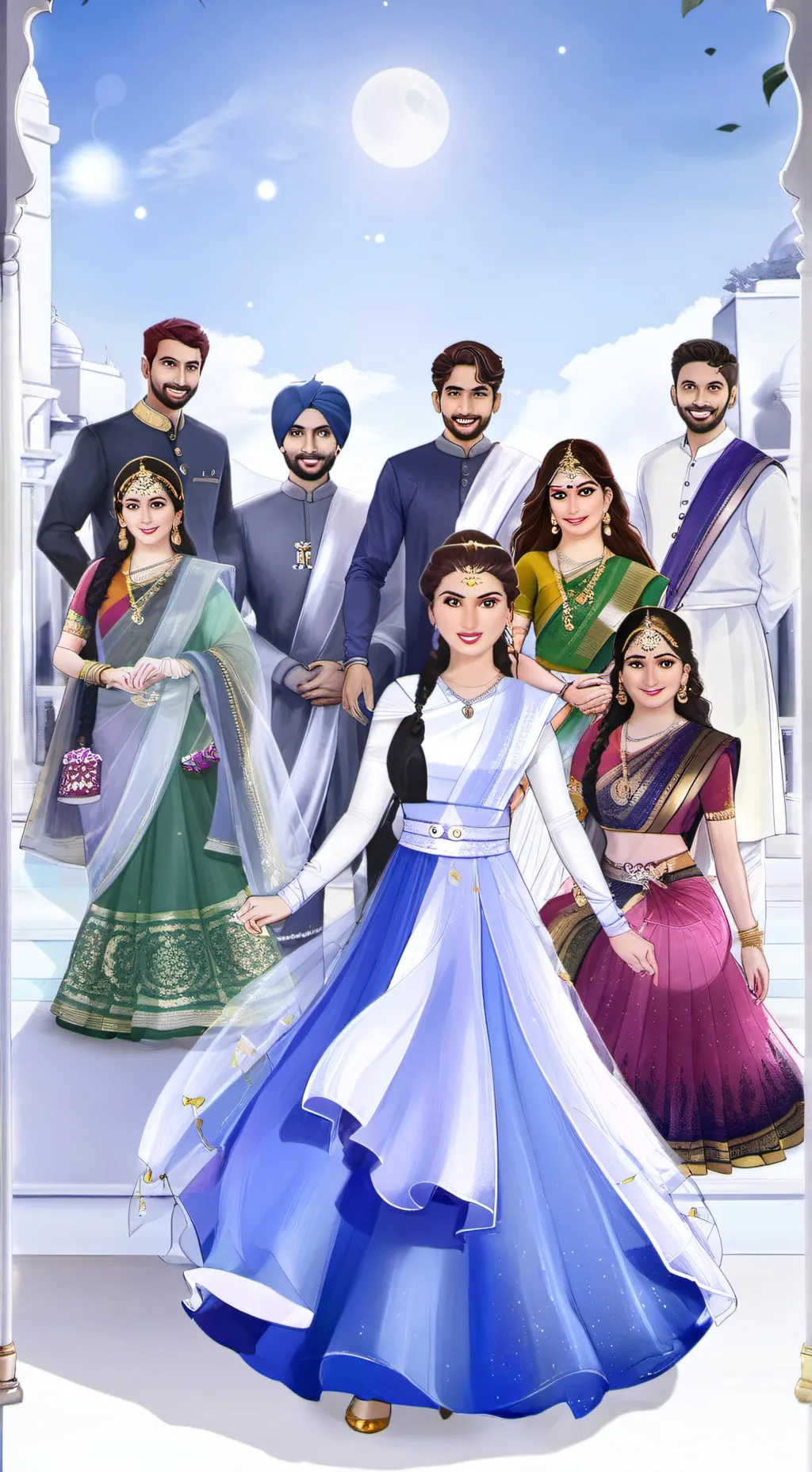 ai character: Fun in తెలంగాణ✋ background