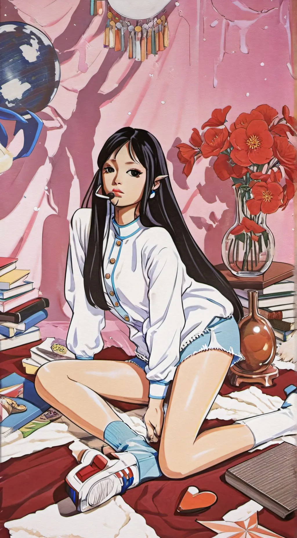 ai character: Саша Илья  background