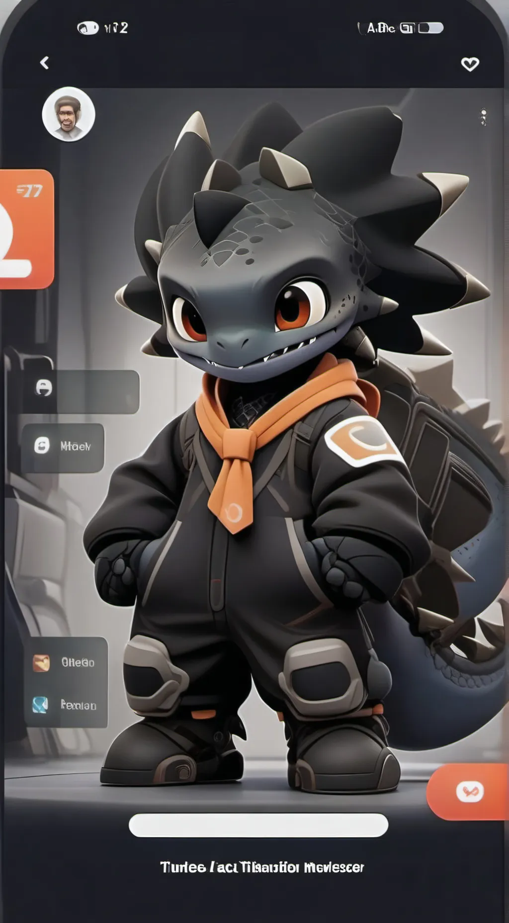 ai character: AzureTime background