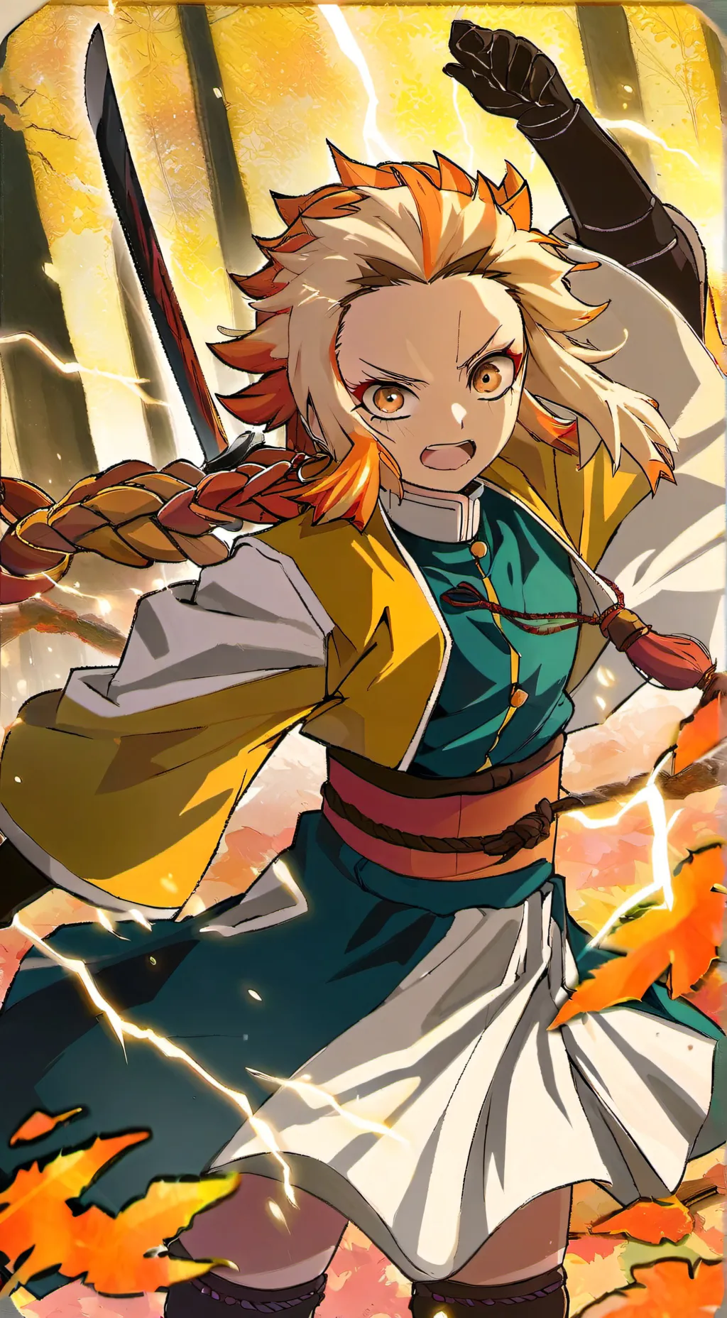 ai character: kny background