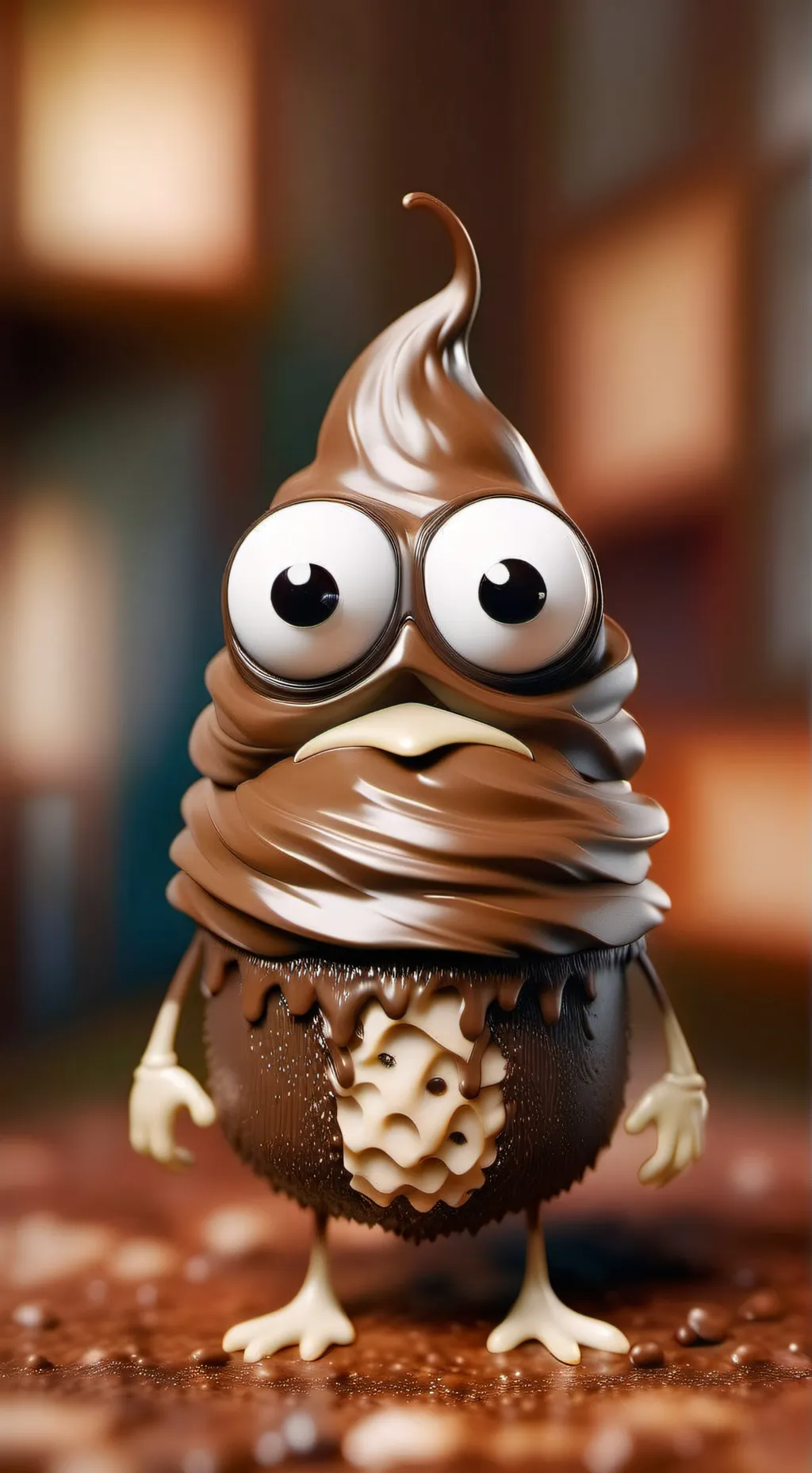 ai character: какашка background