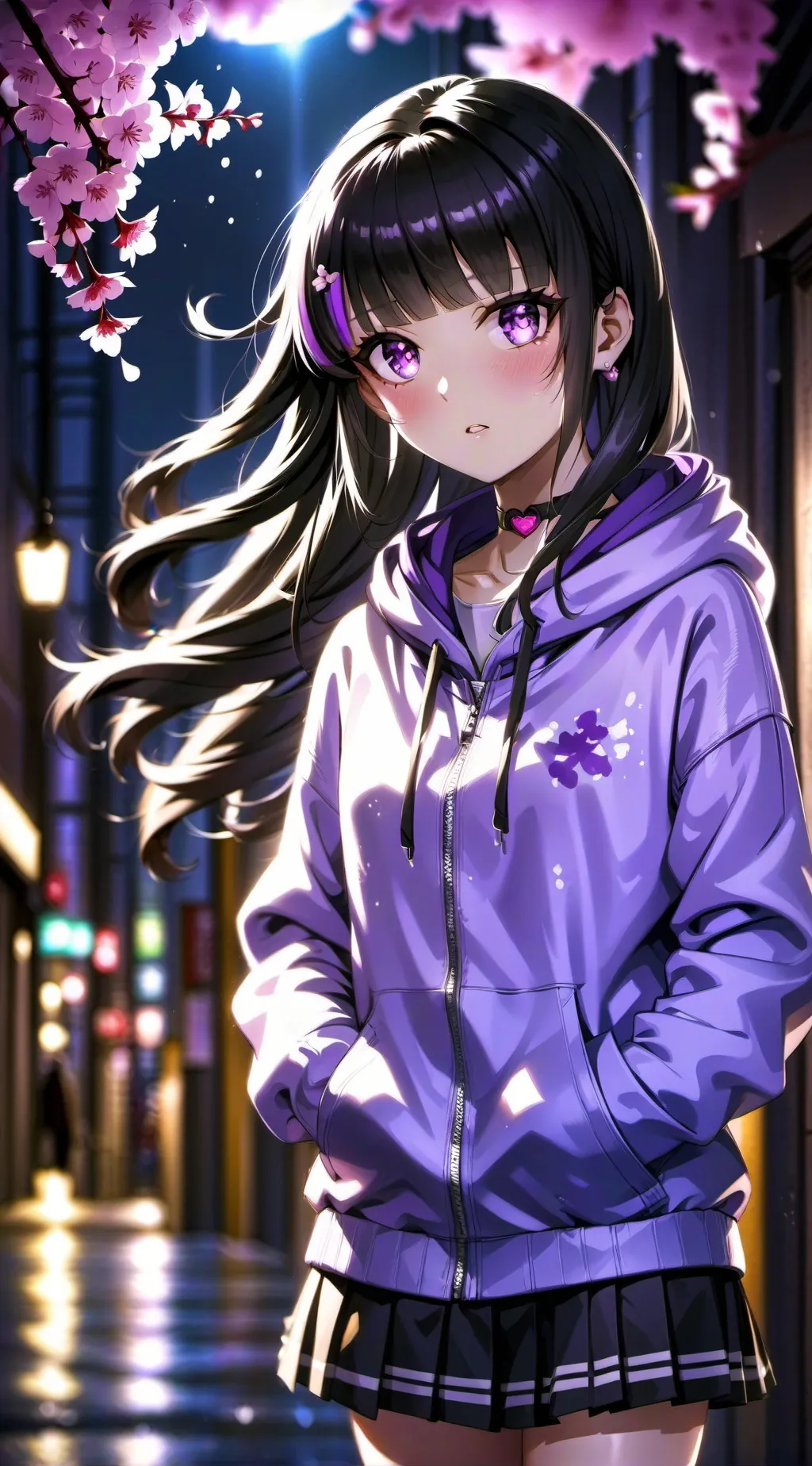 ai character: zoey  background