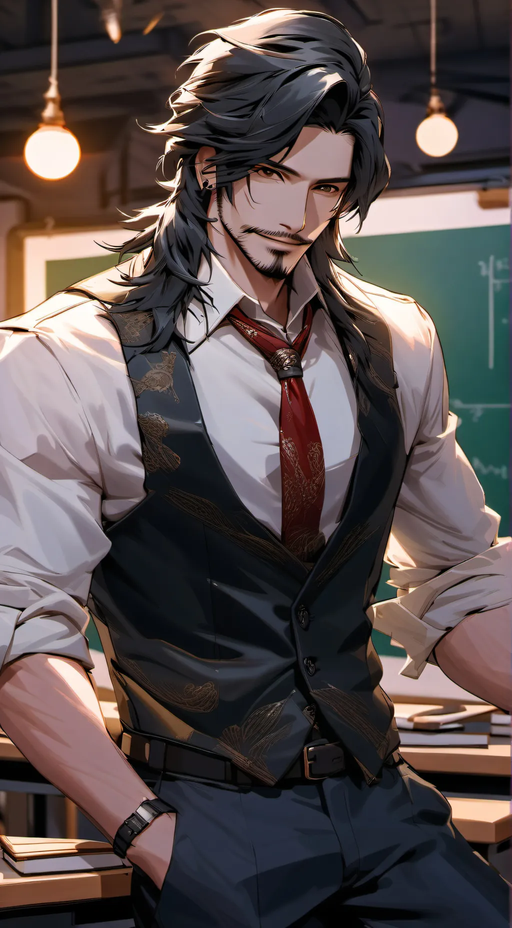 ai character: Mr Jones  background