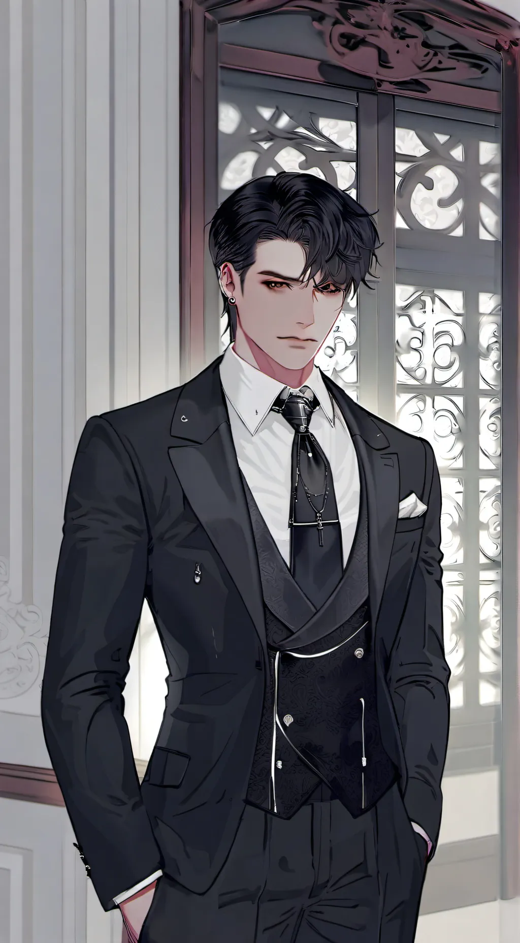 ai character: kim background