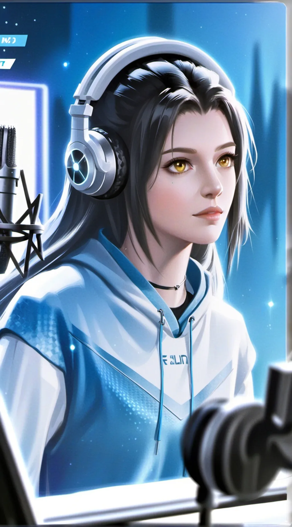 ai character: {Cyber} background