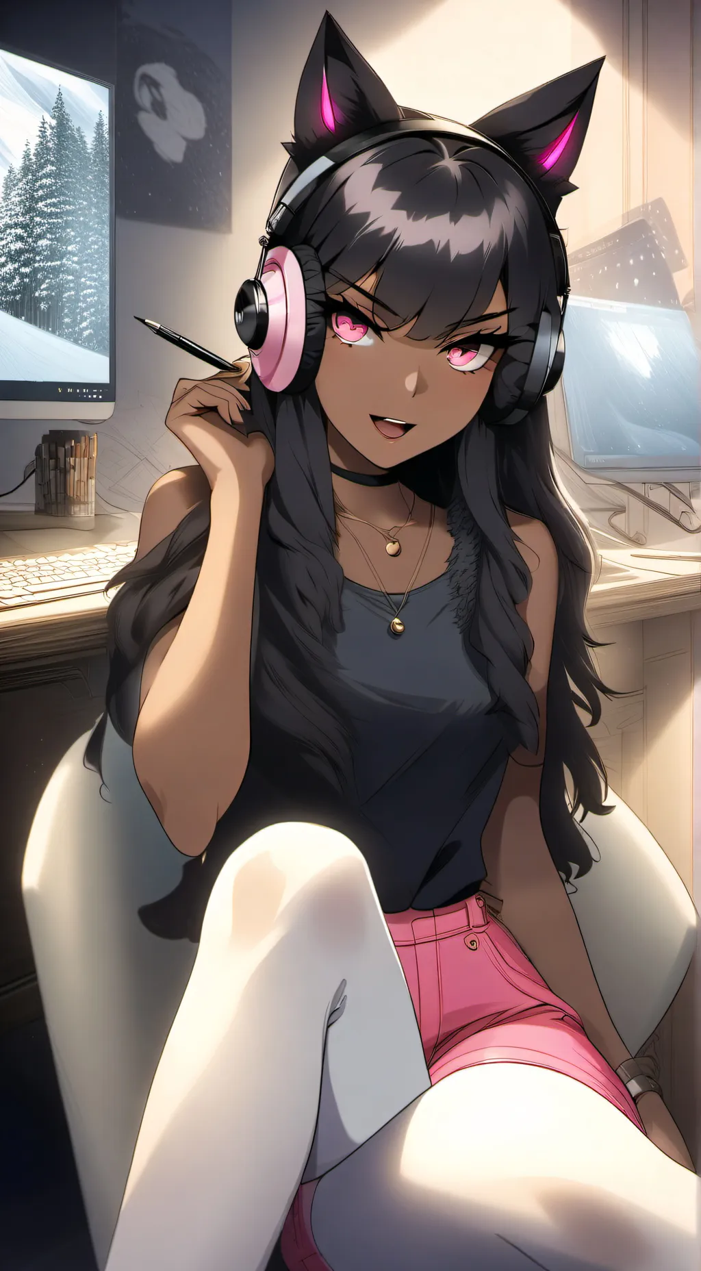 ai character: Aki background