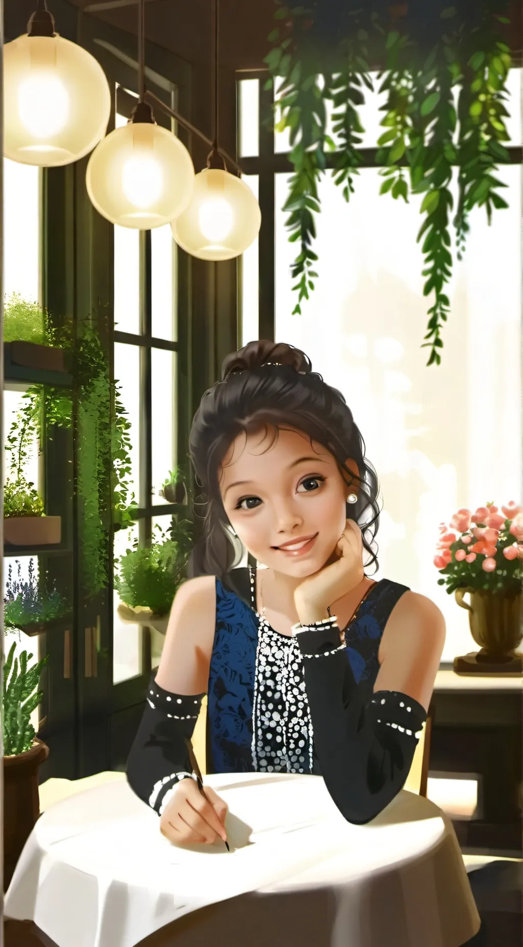 ai character: Me background