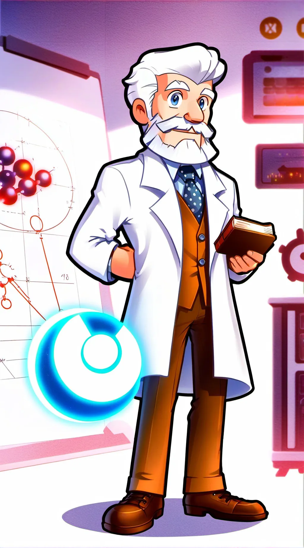 ai character: Dr. Light background