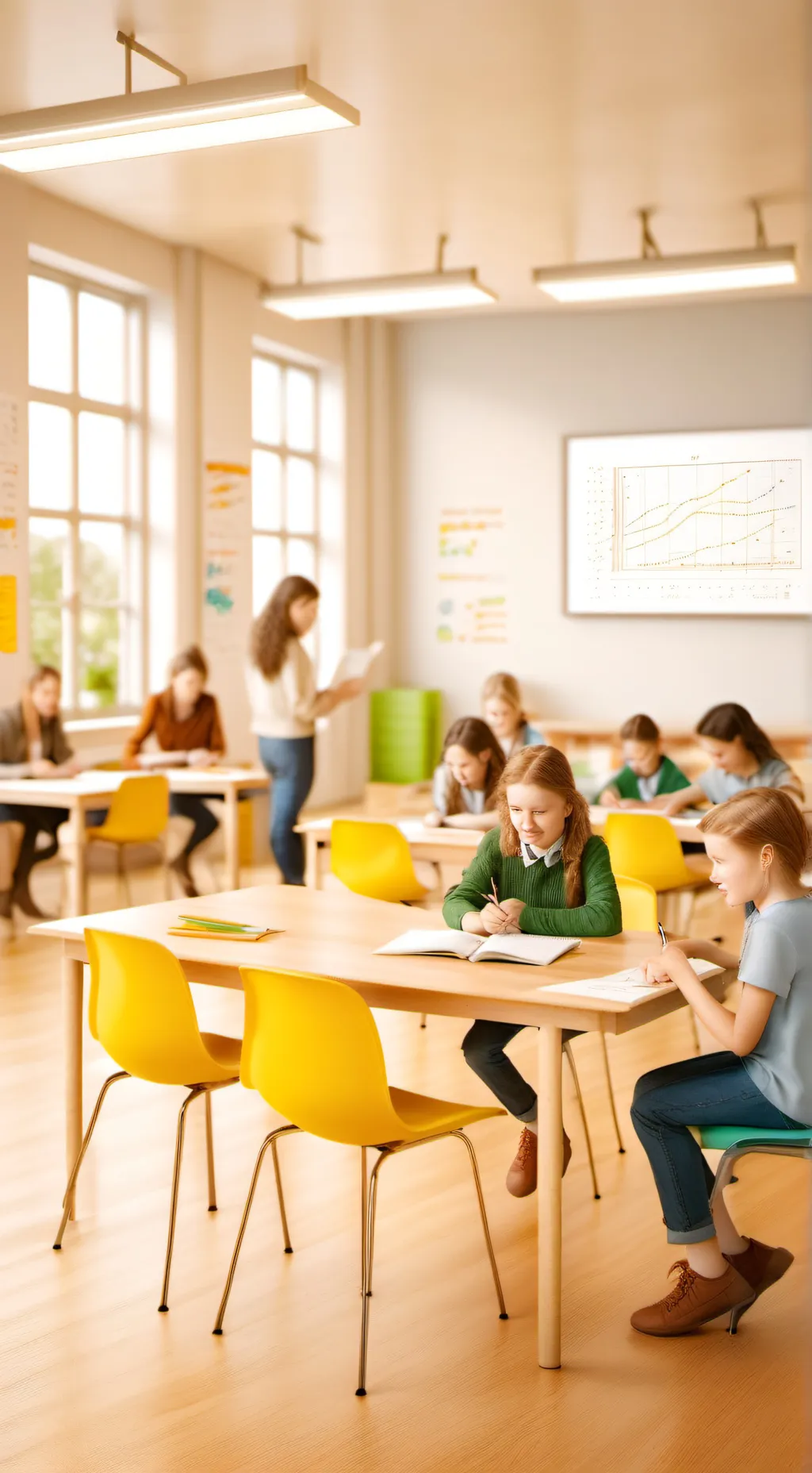 ai character: MTS School background