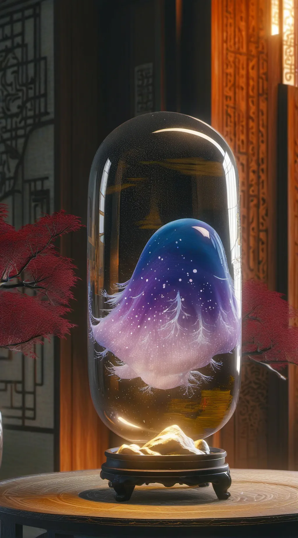 ai character: blobkuna background