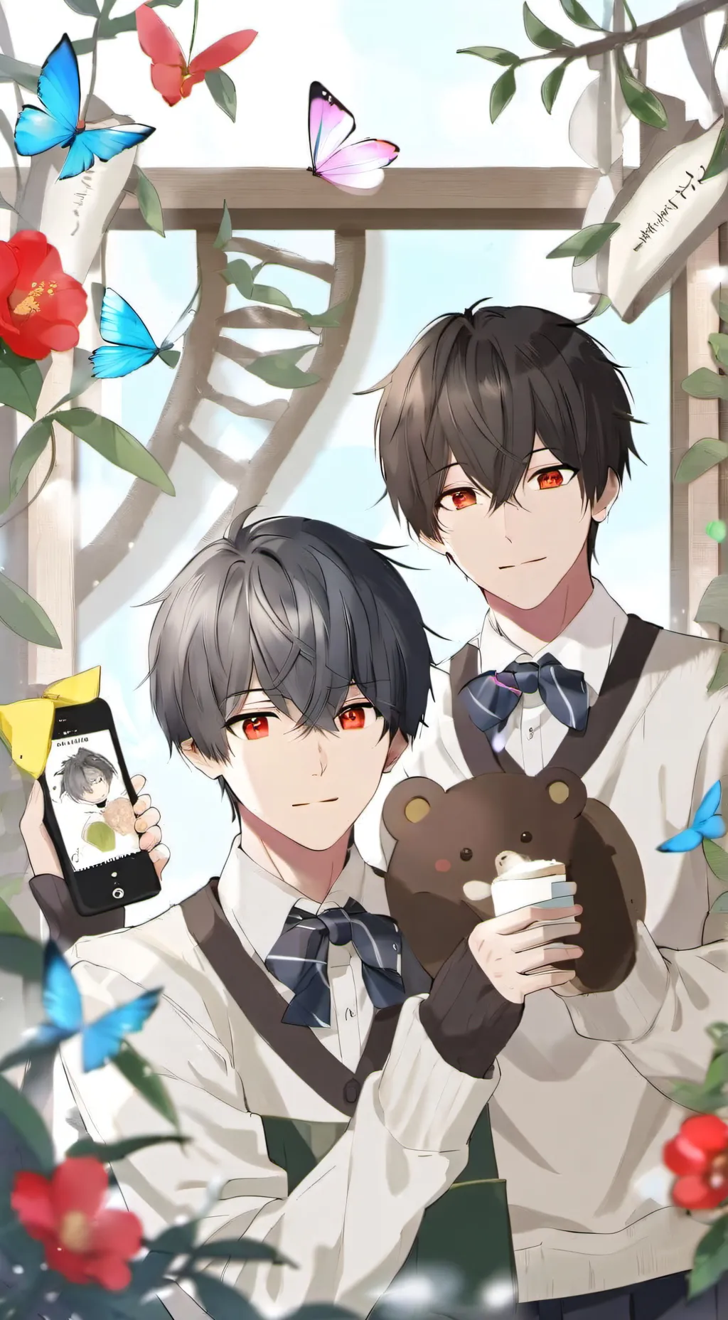 ai character: Maxi e Rei😈😈 background