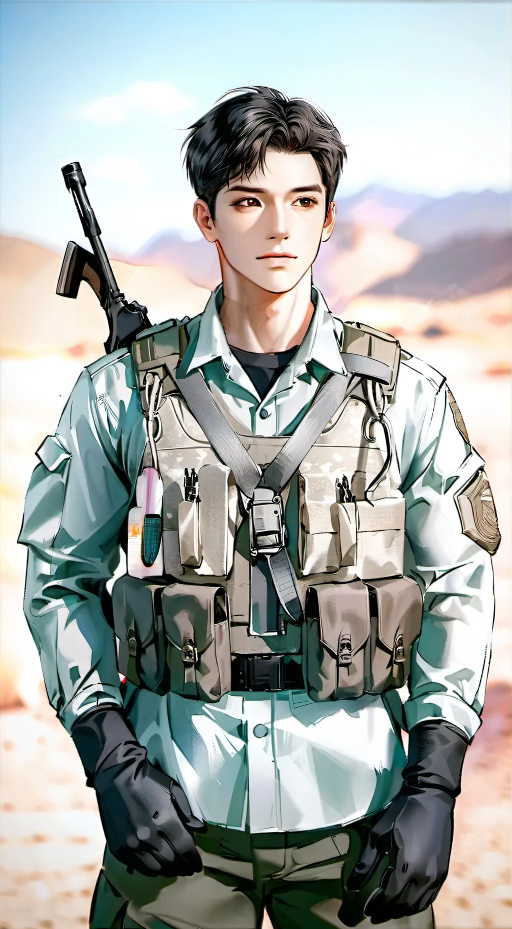 ai character: Kai background