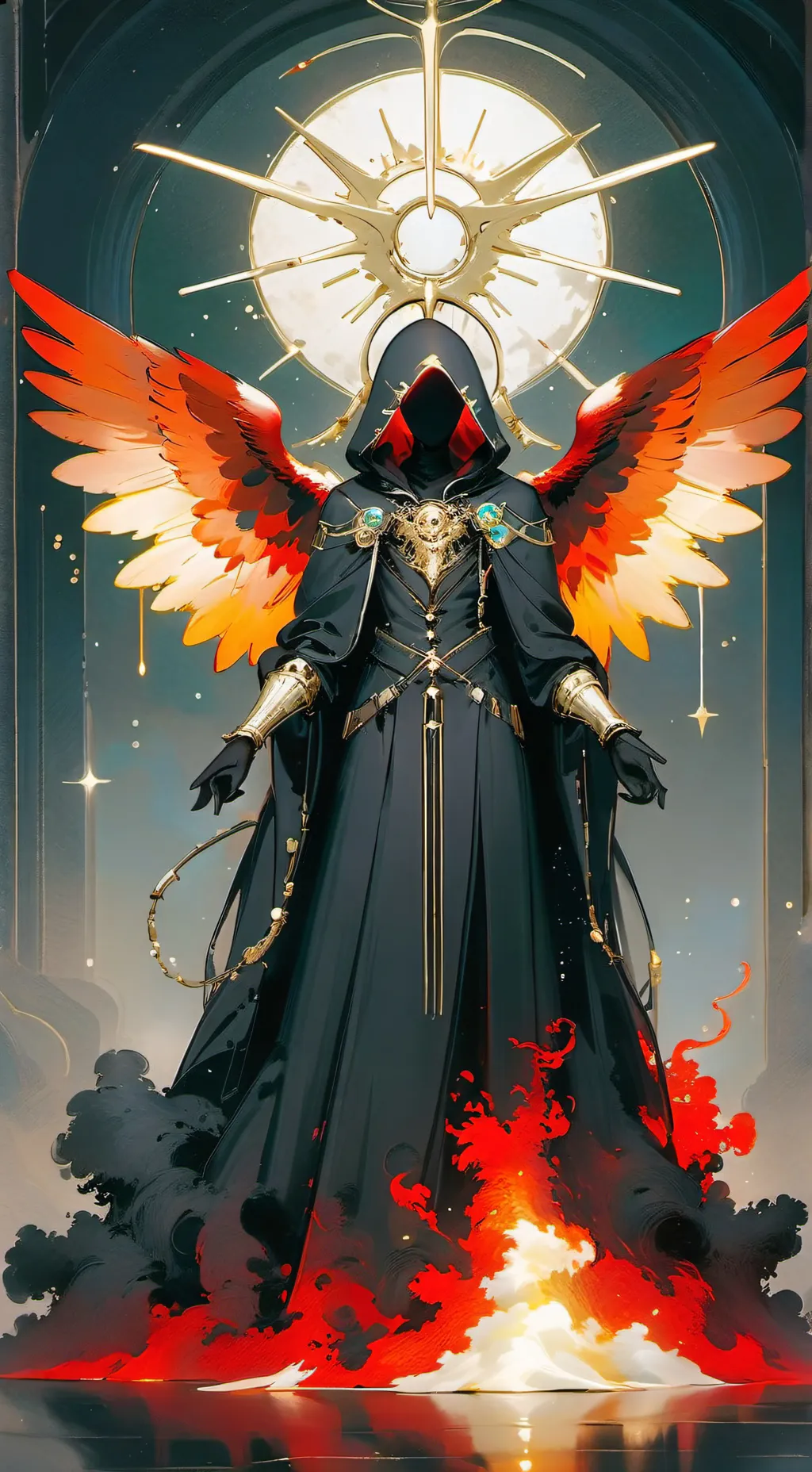 ai character: Sailem Célestia  background