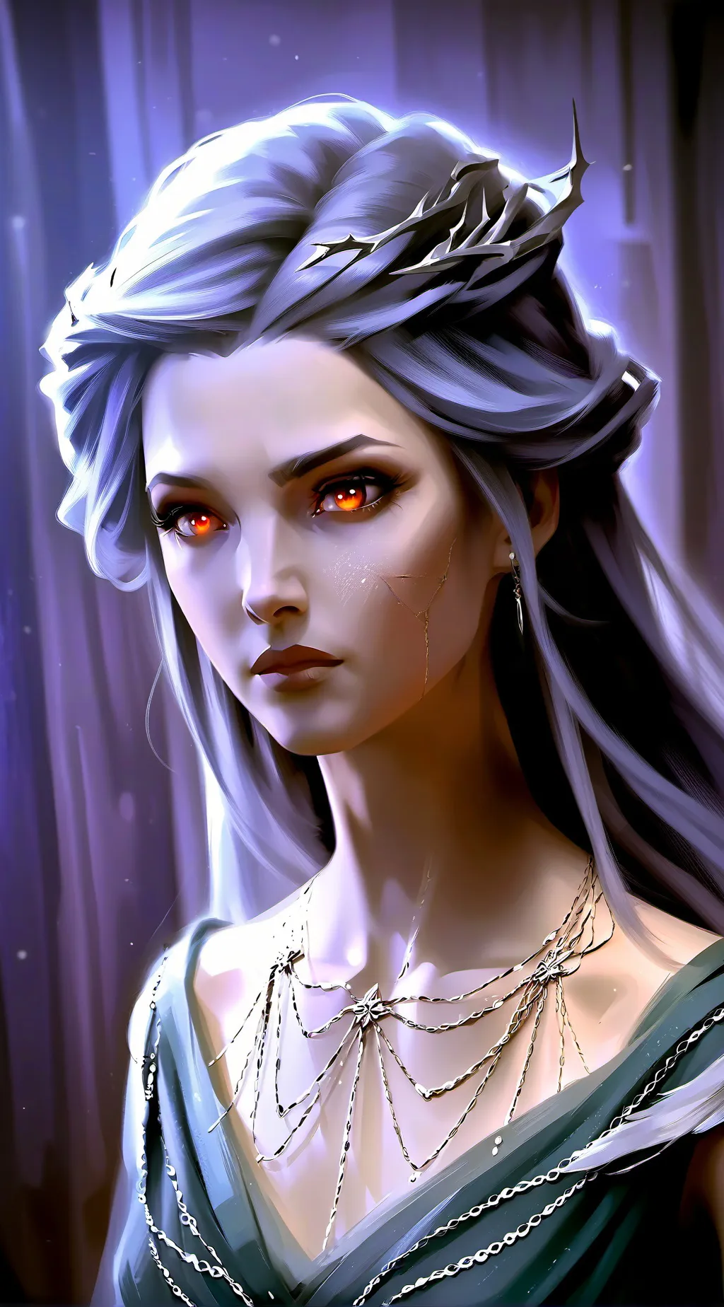 ai character: Adriana 💀 background