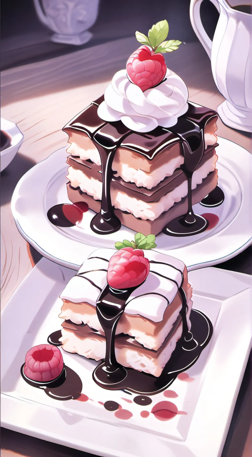 ai character: •,•  background