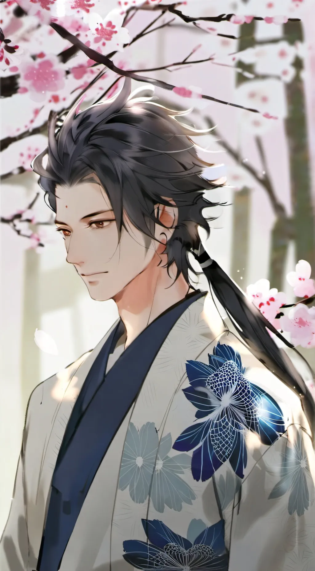 ai character: kenji sakura background