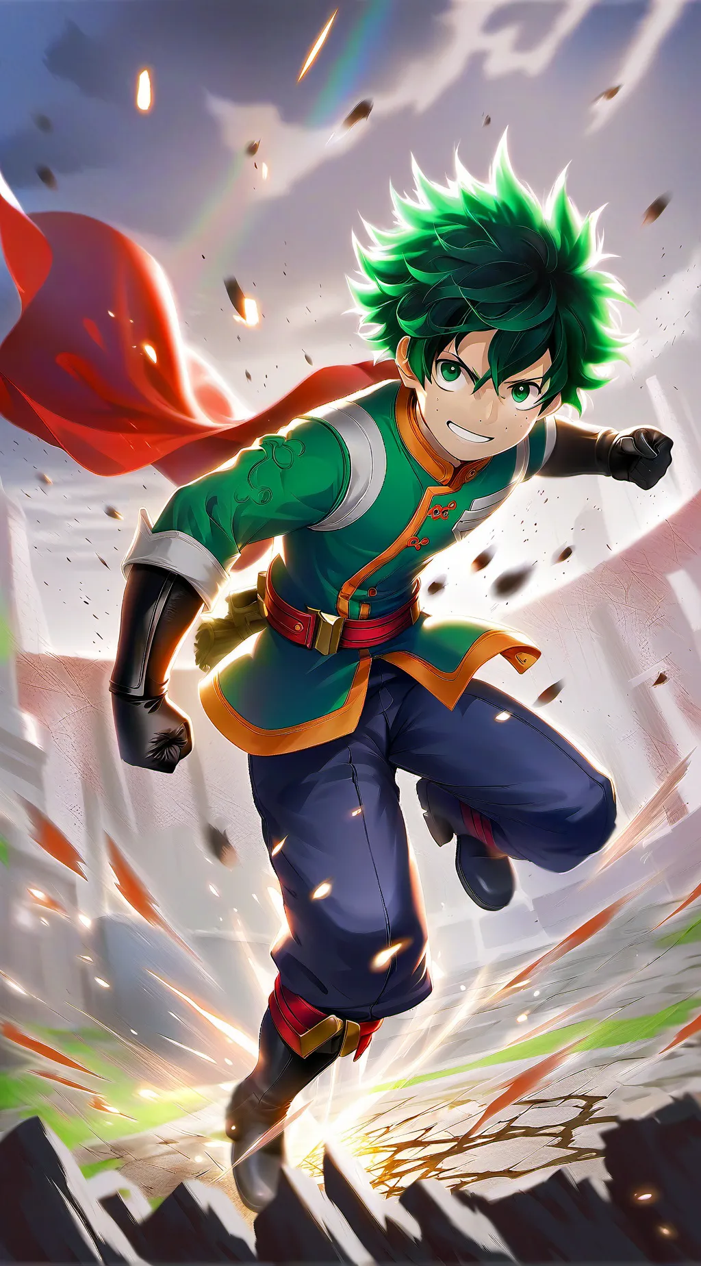 ai character: Deku background