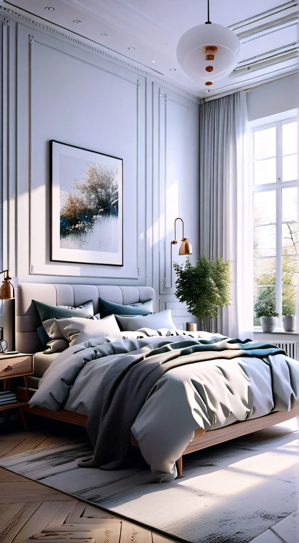 ai character: sleep over background