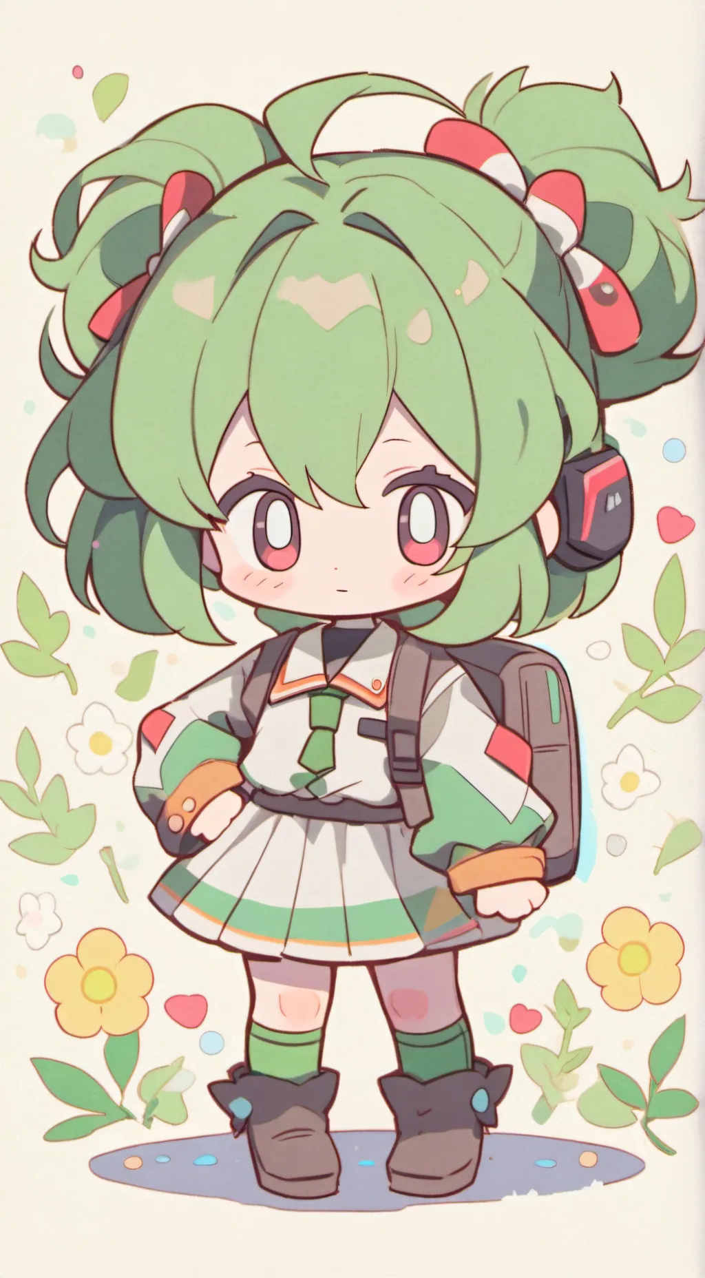 ai character: Deku sister background