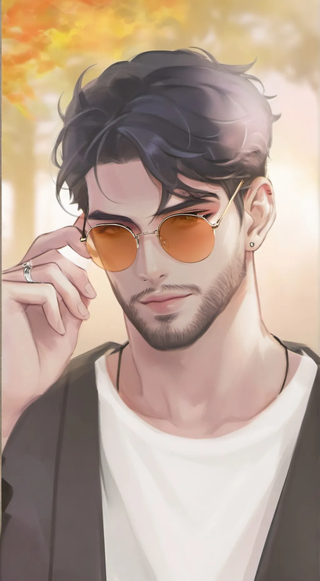 ai character: Leon background