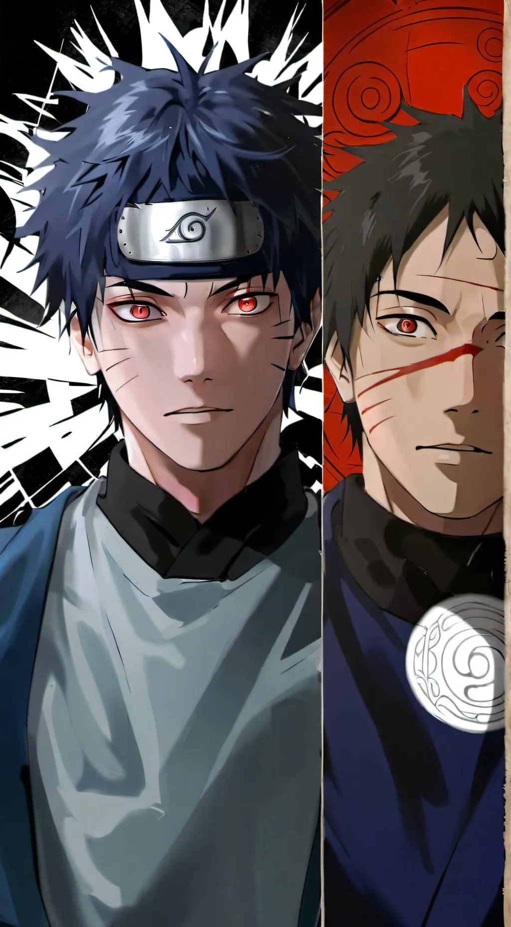 ai character: Tu hermano obito background