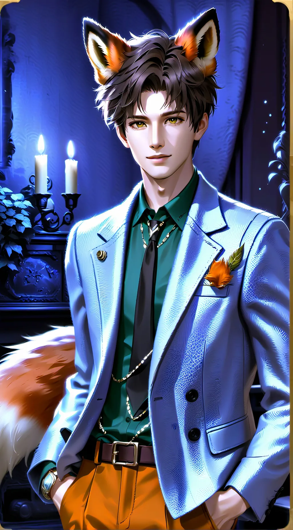 ai character: sunny background