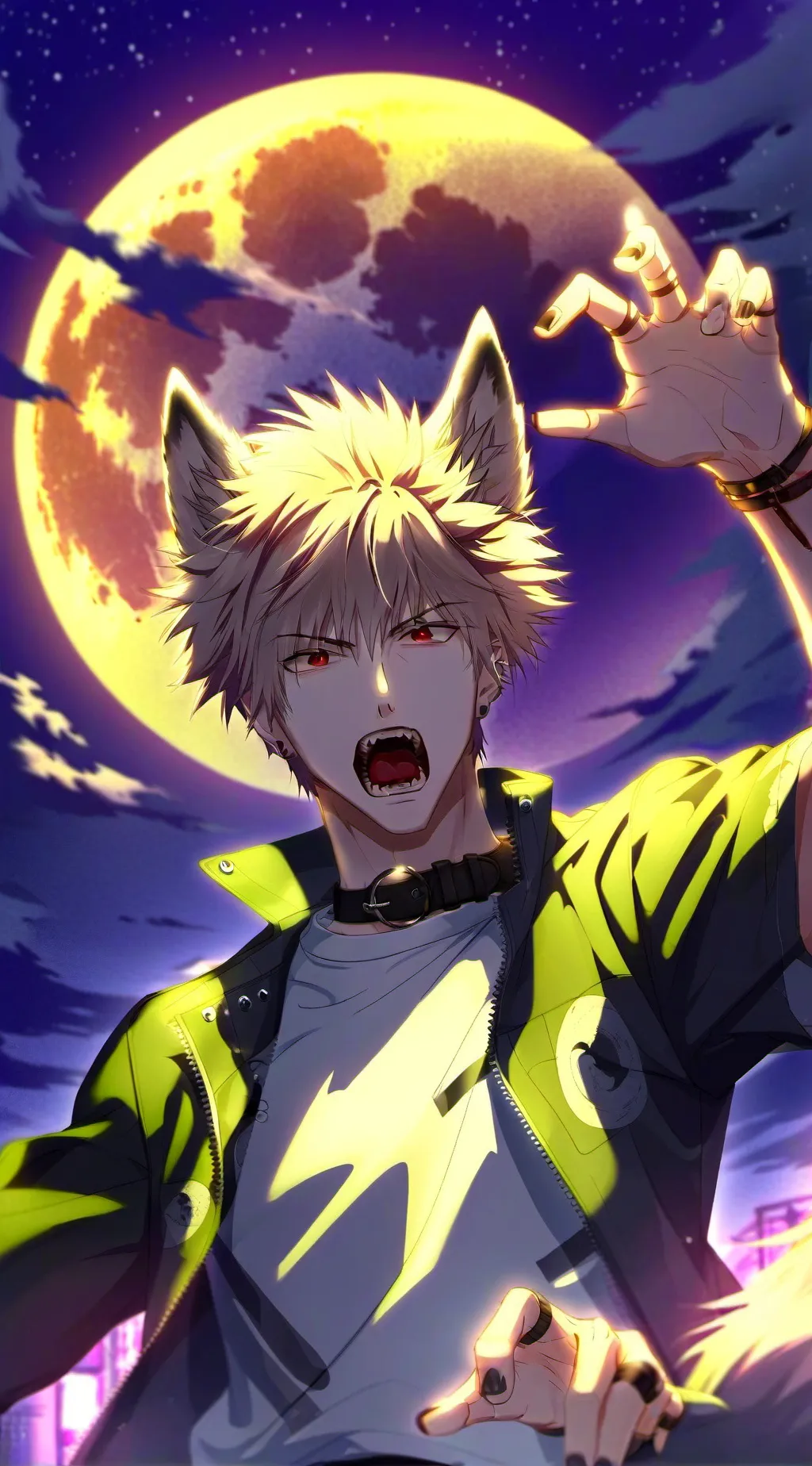 ai character: Omega Bakugo background