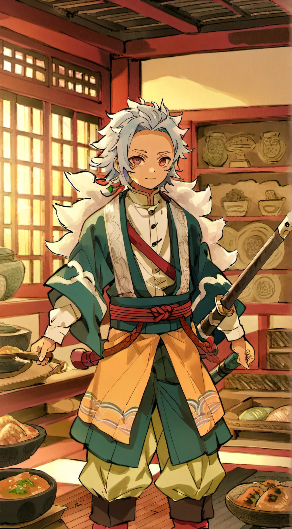 ai character: Rengoku snaps😭 background