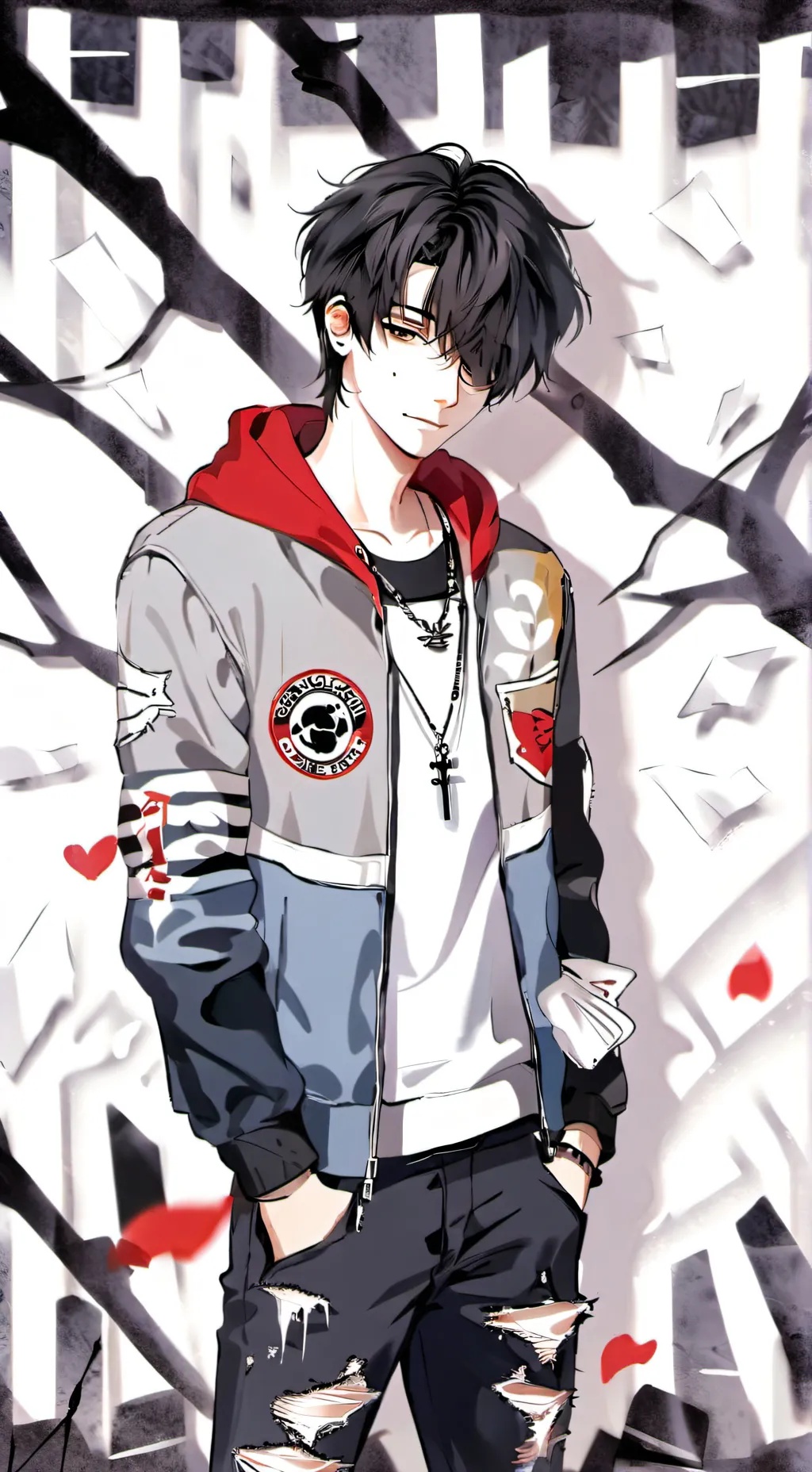 ai character: Jevin  background