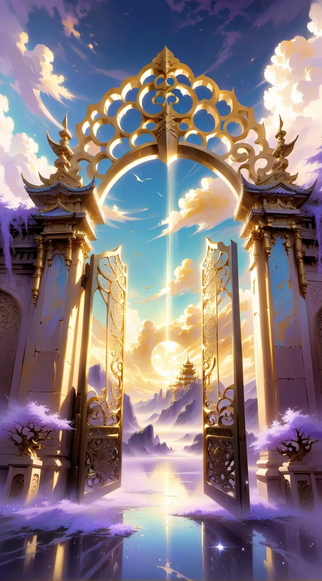 ai character: Gøldêñ Glåtēs background