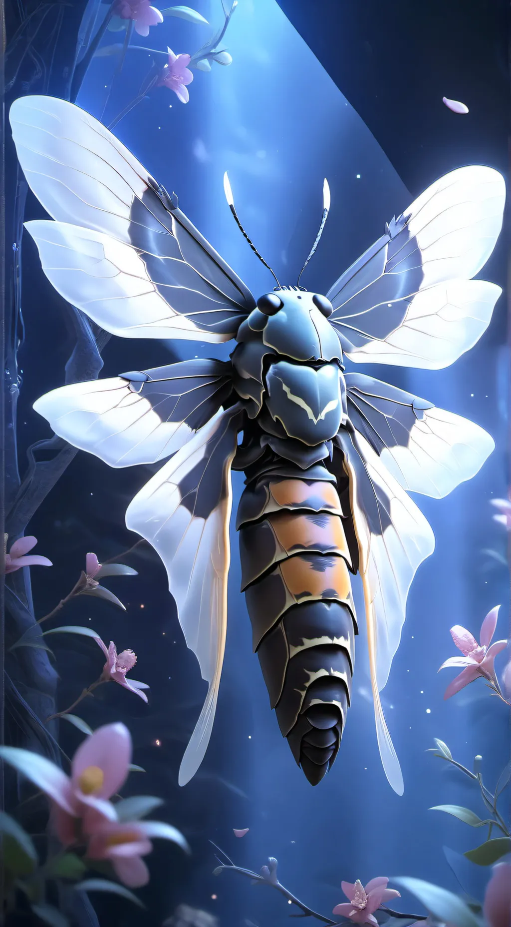 ai character: Death’s head background