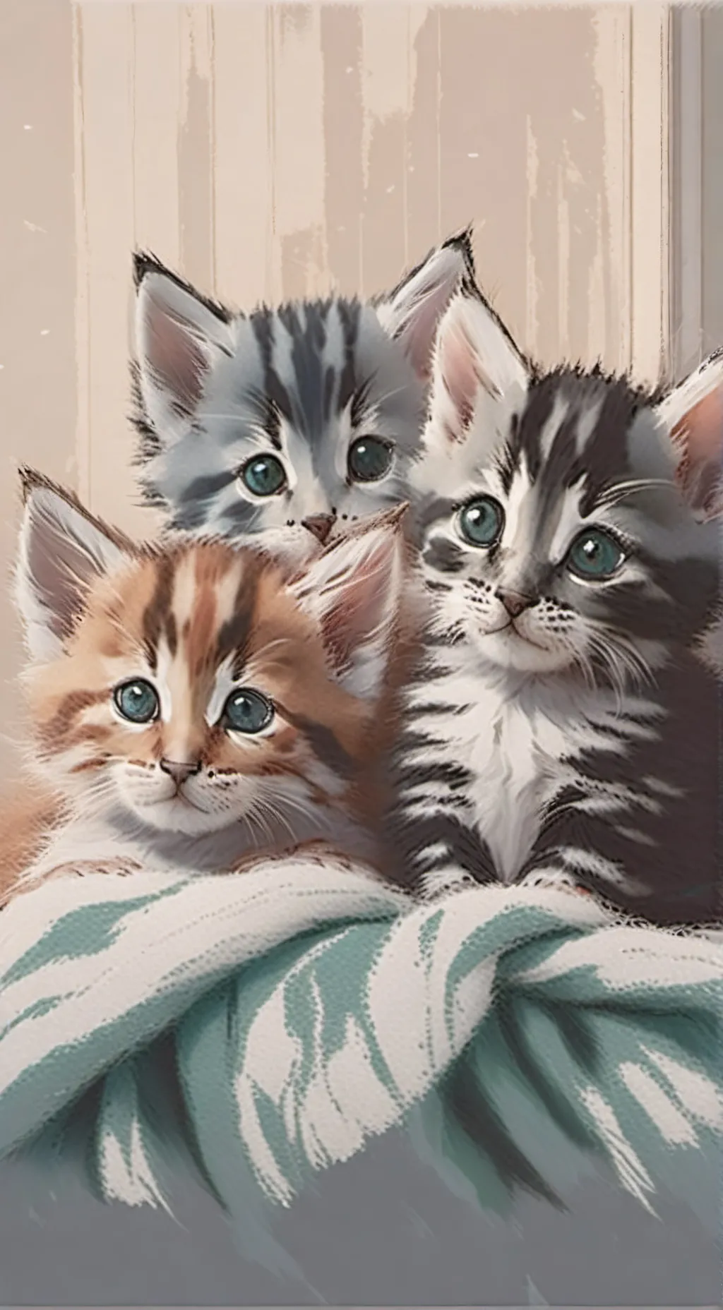 ai character: Kittens background