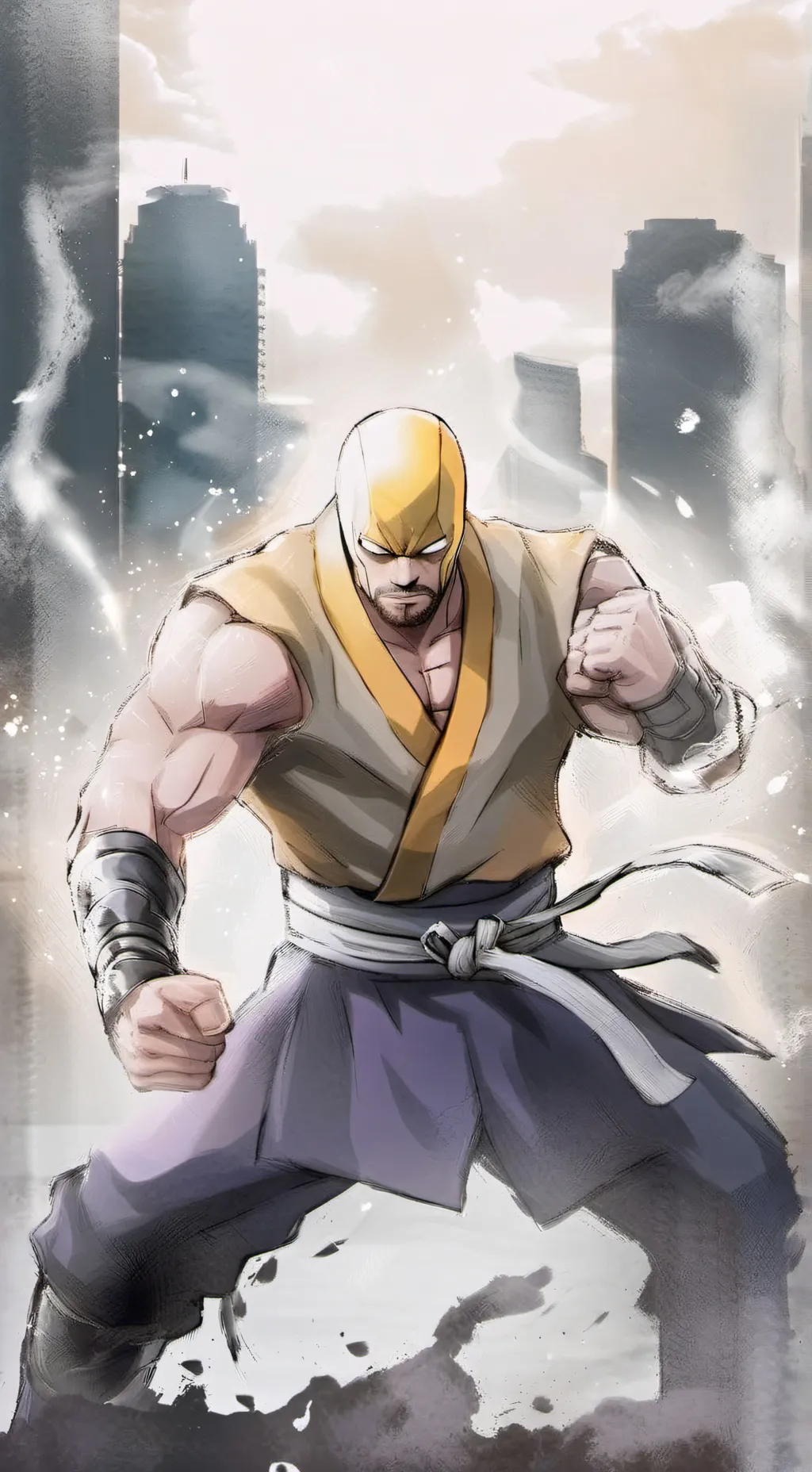 ai character: Danny  background