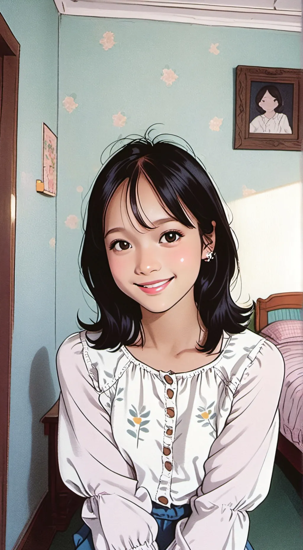 ai character: Aryana!  background