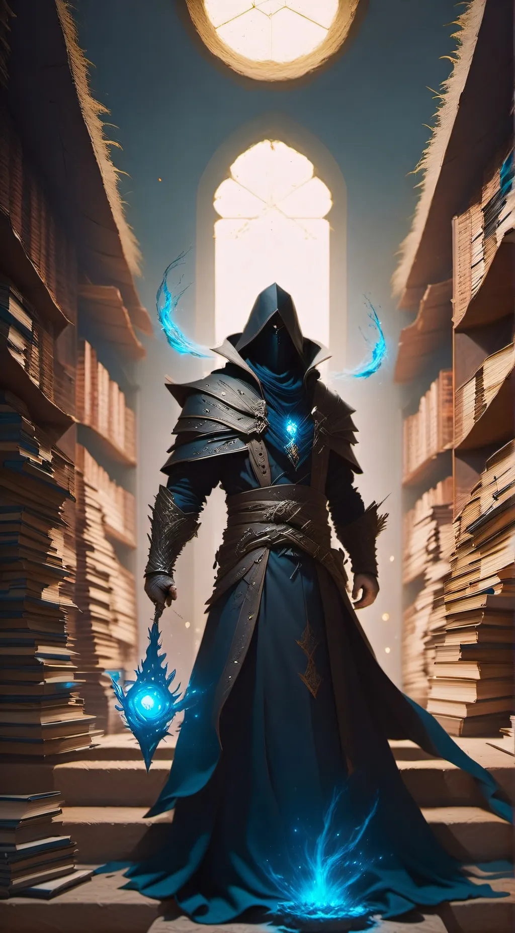 ai character: Ахриман background