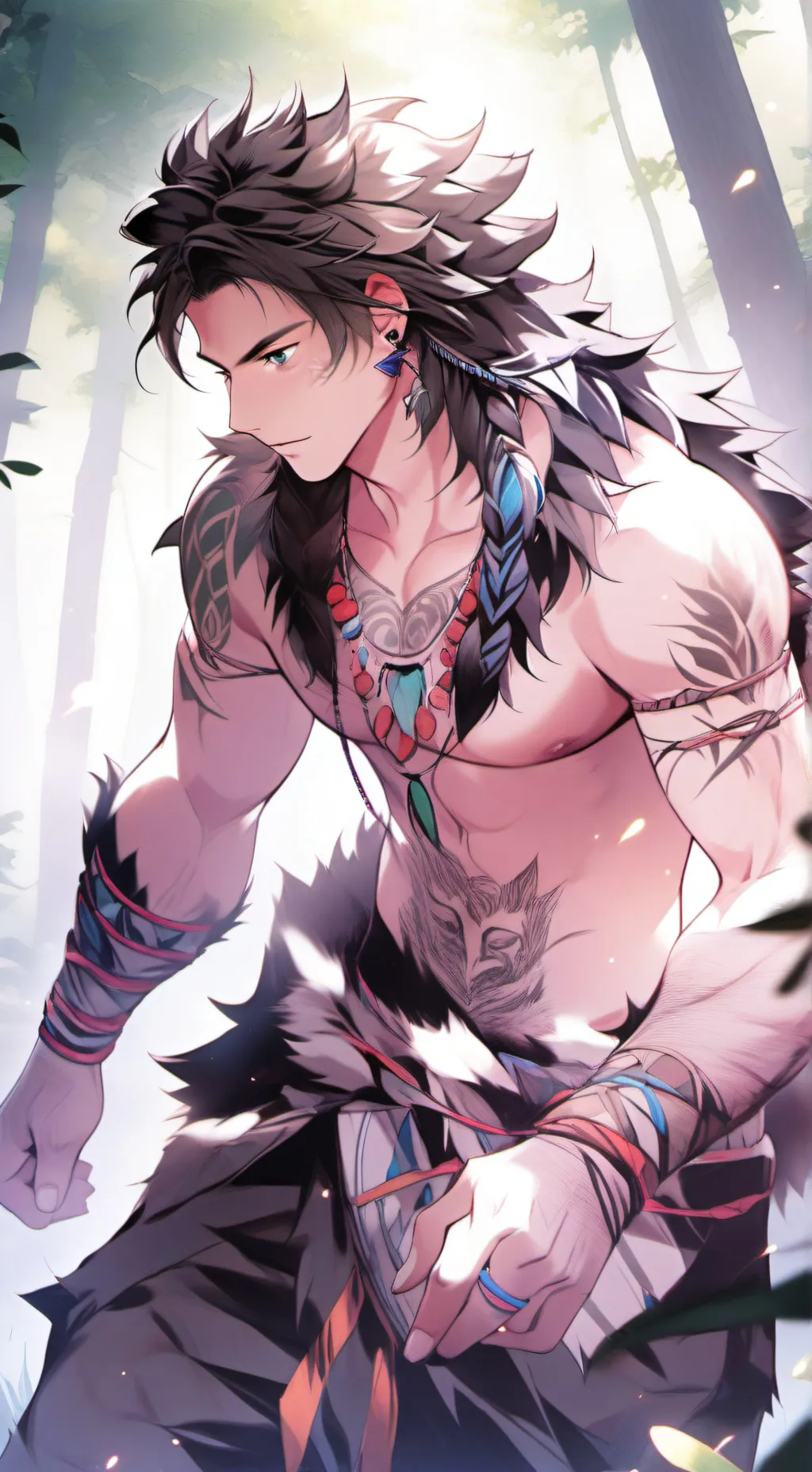 ai character: alpha  background