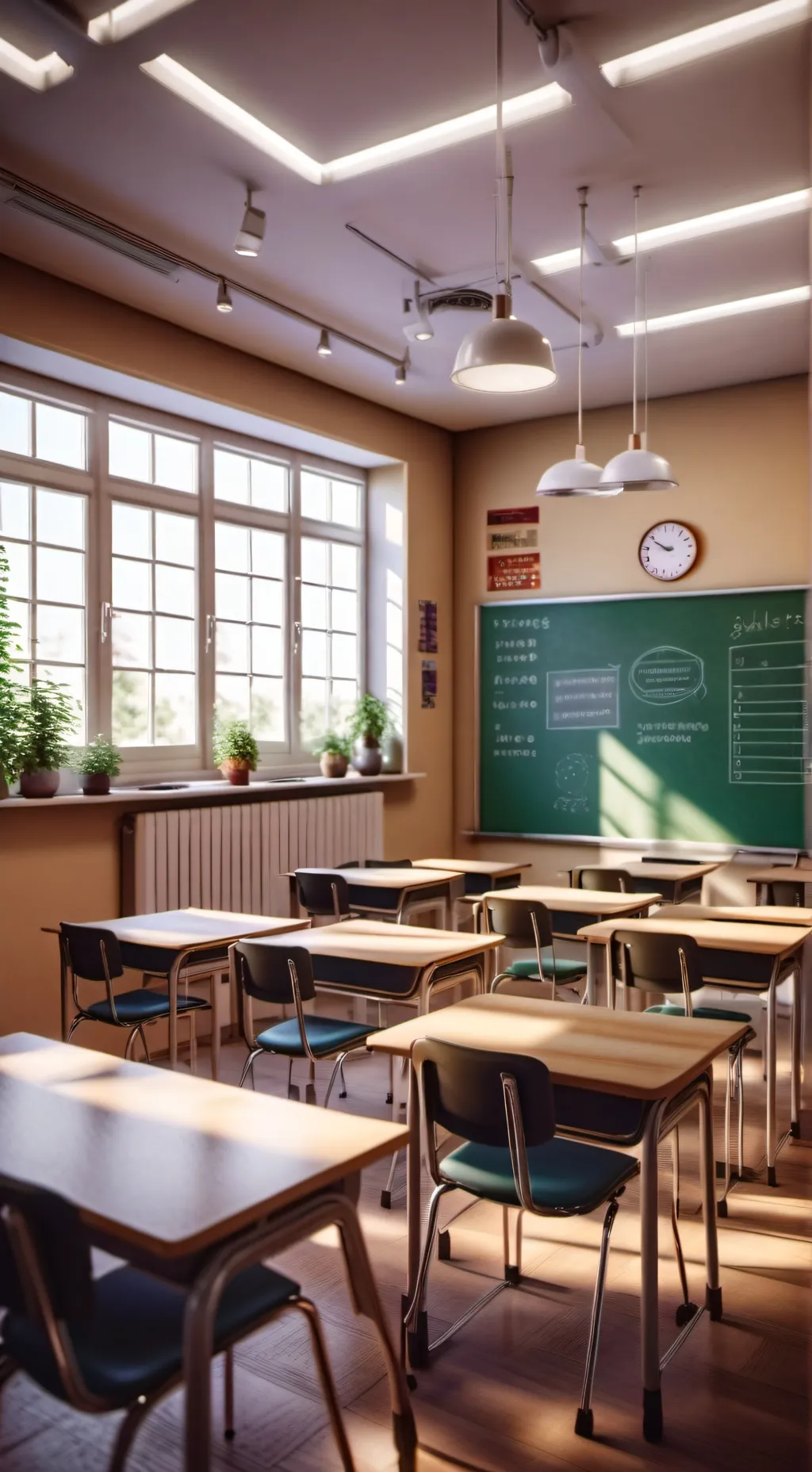 ai character: Magic school ✨ background