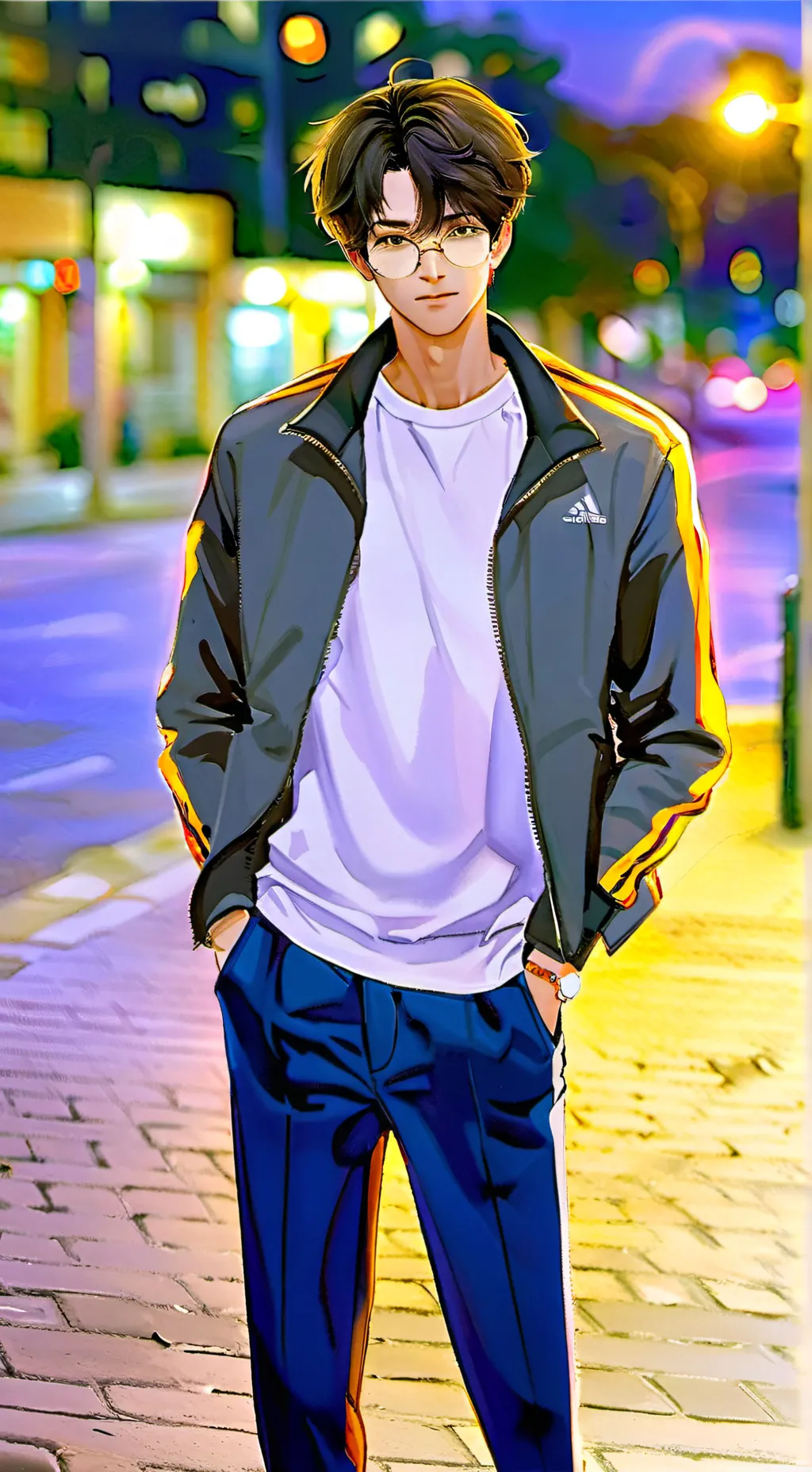 ai character: Mha park background