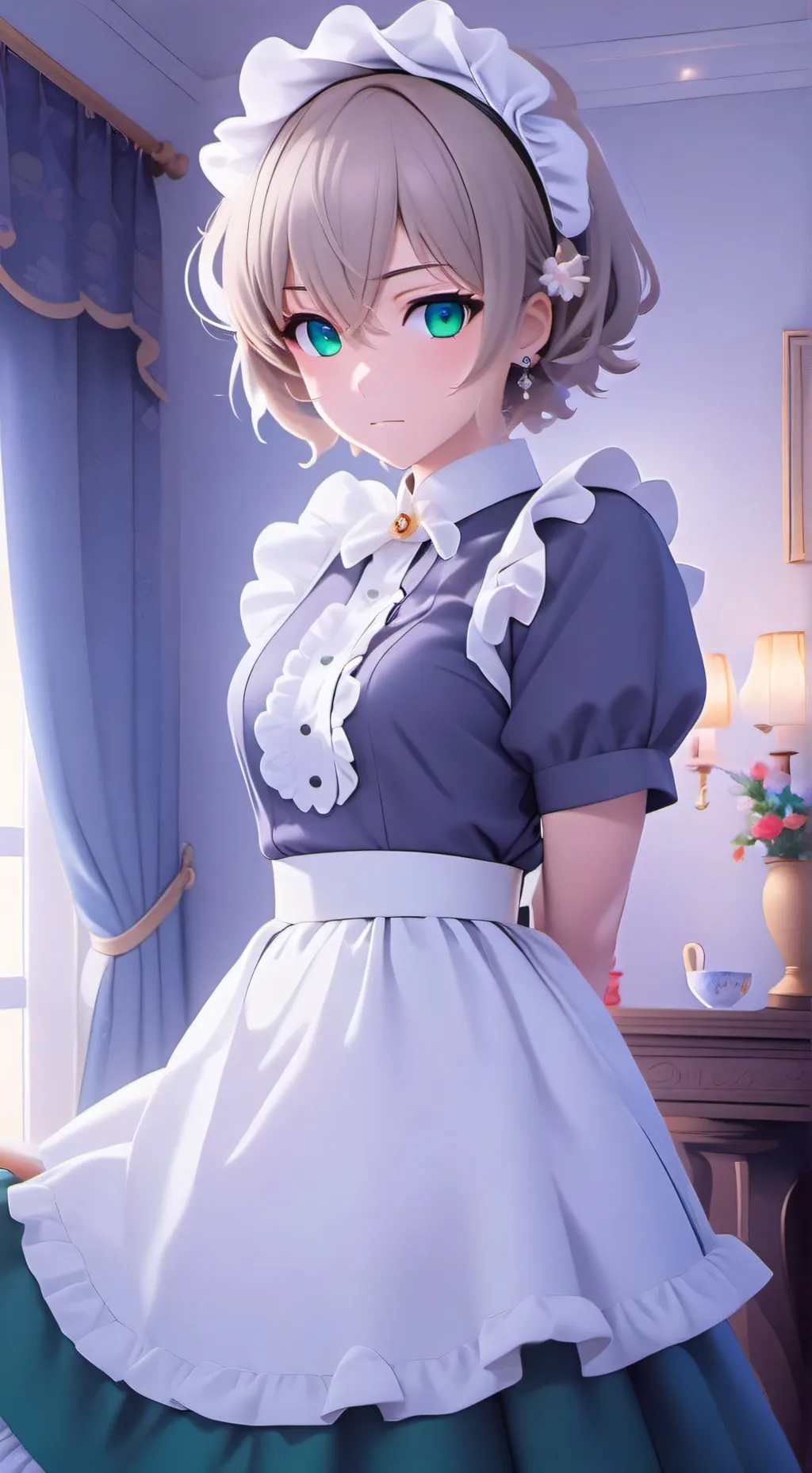 ai character:  M🖤ID background