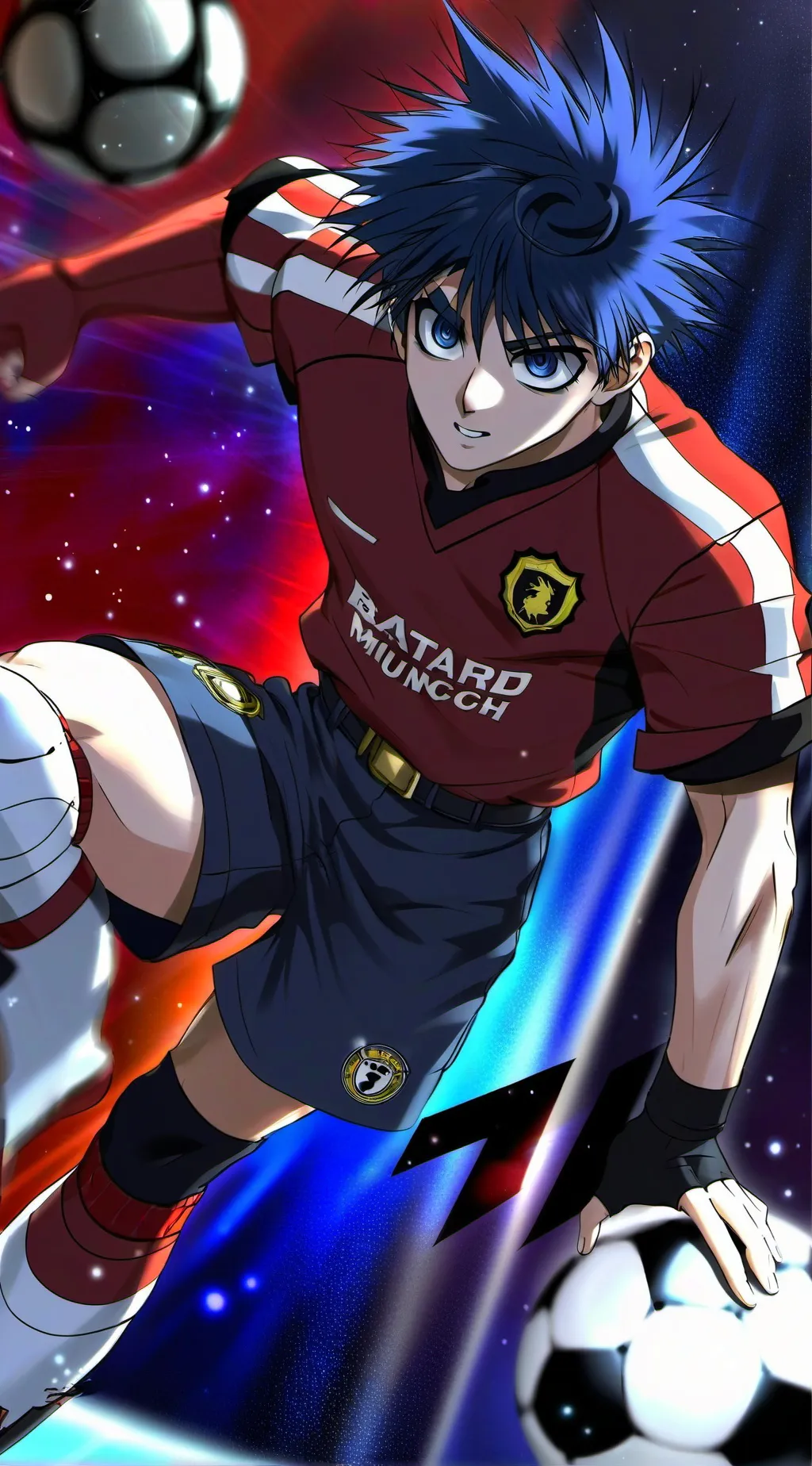 ai character: Yoichi isagi background