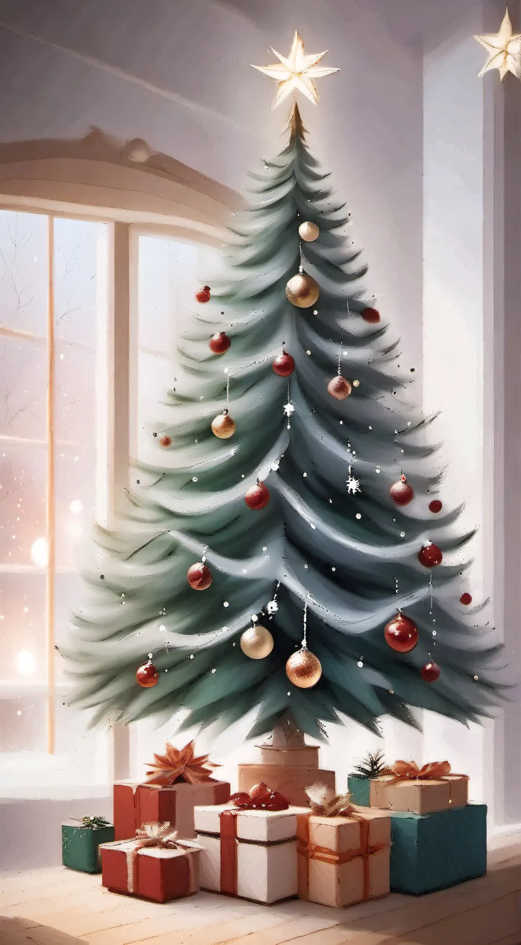 ai character: Forsaken Xmas background