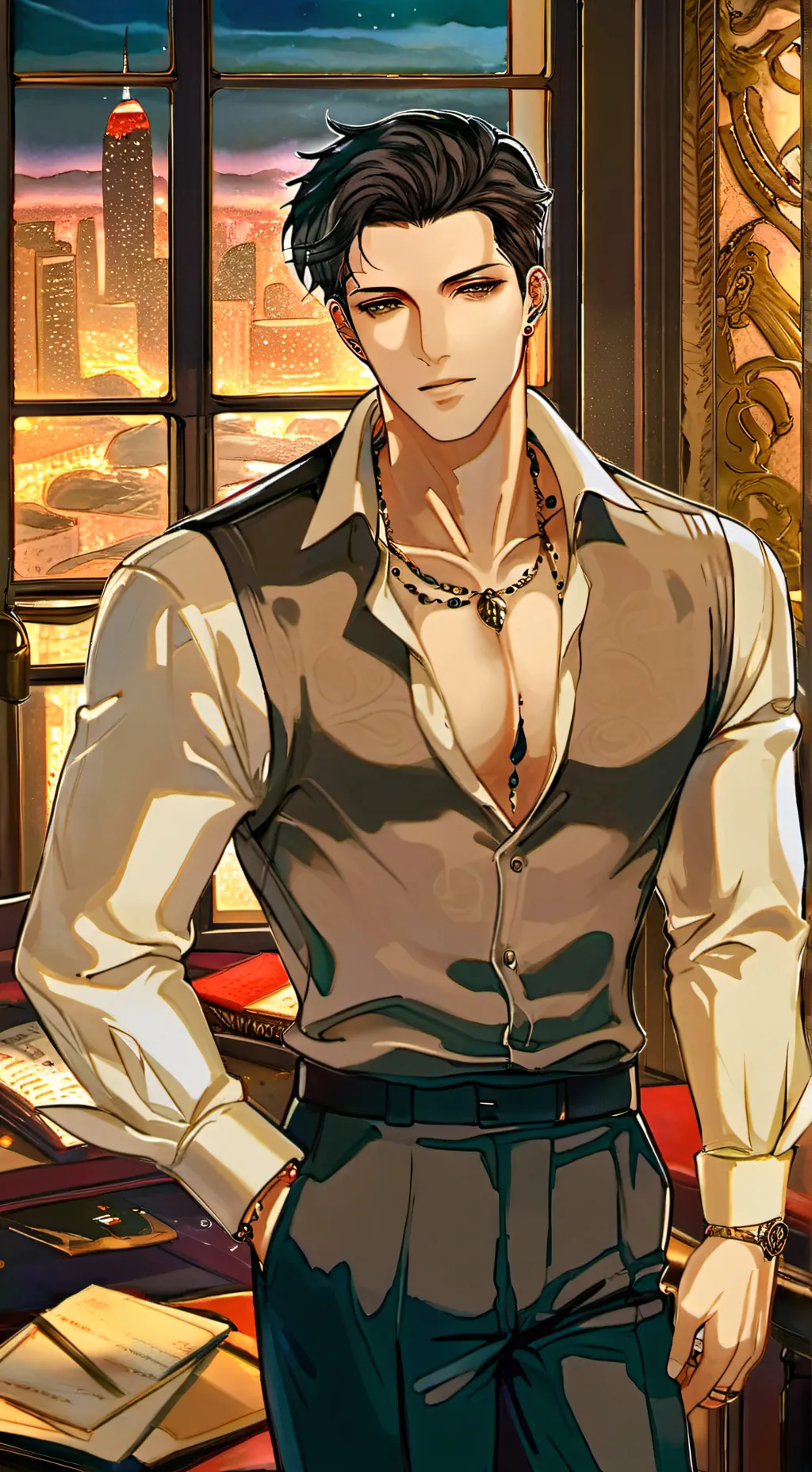 ai character: Zion background