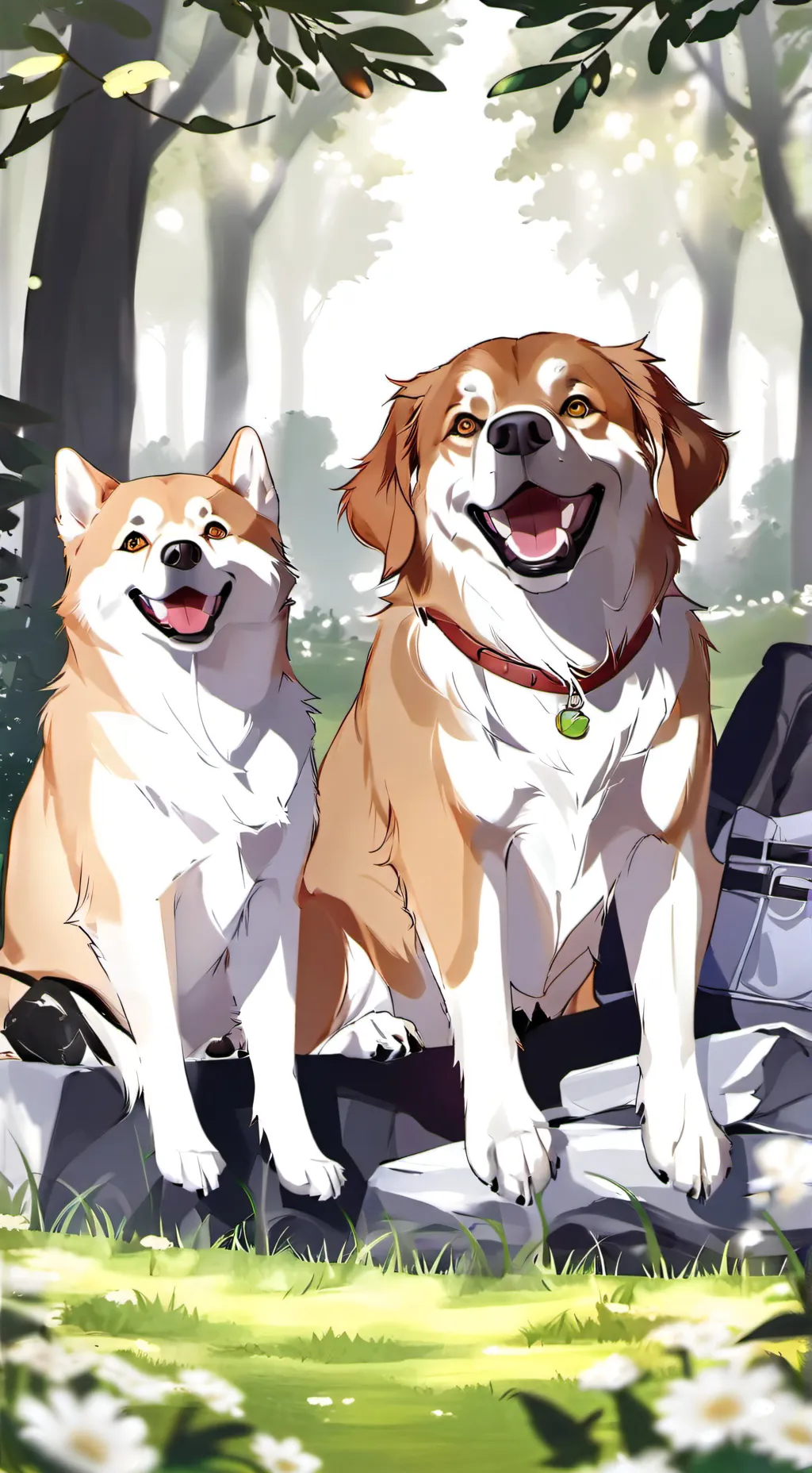 ai character: Собаки ИИ2 background