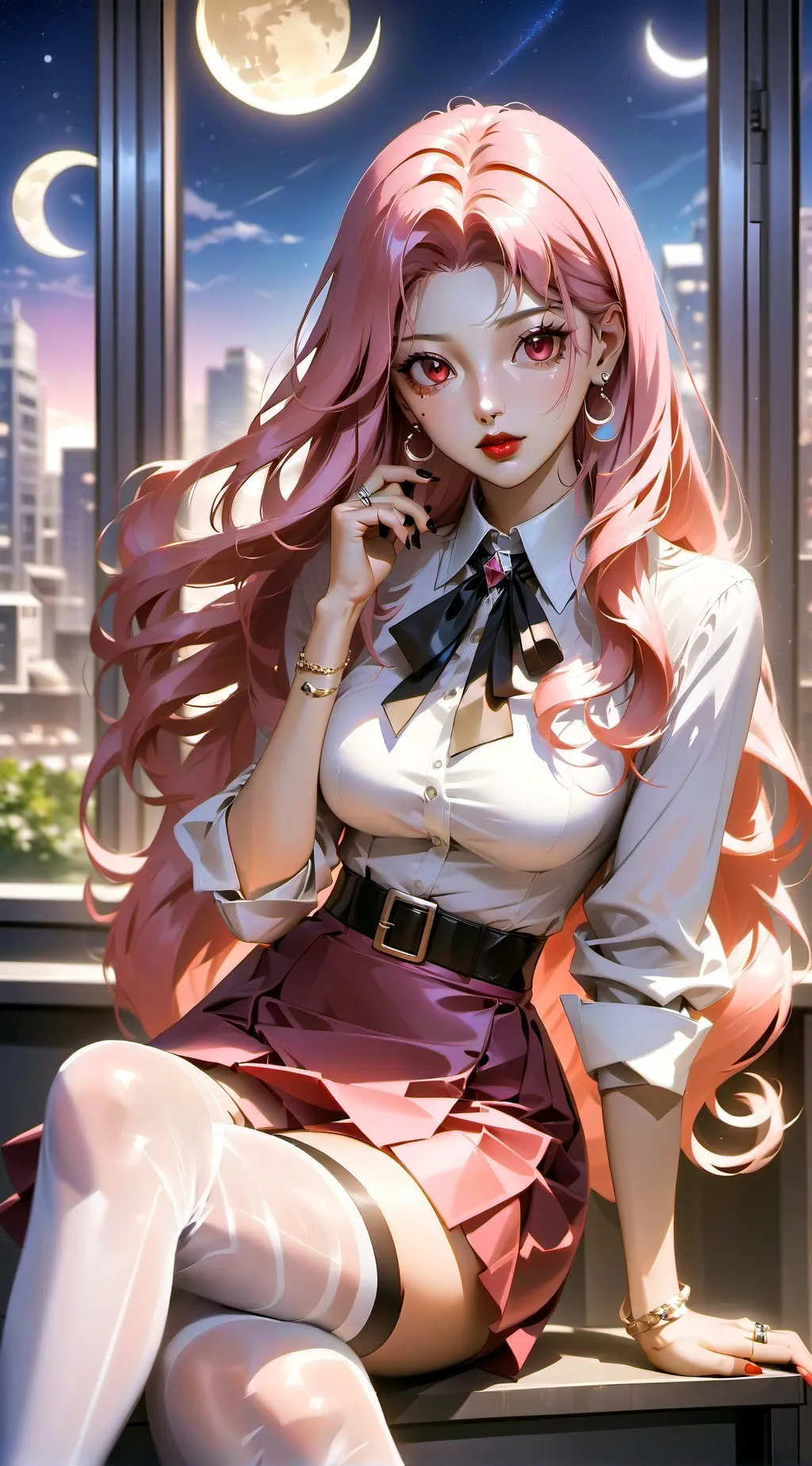 ai character: lady serenity  background