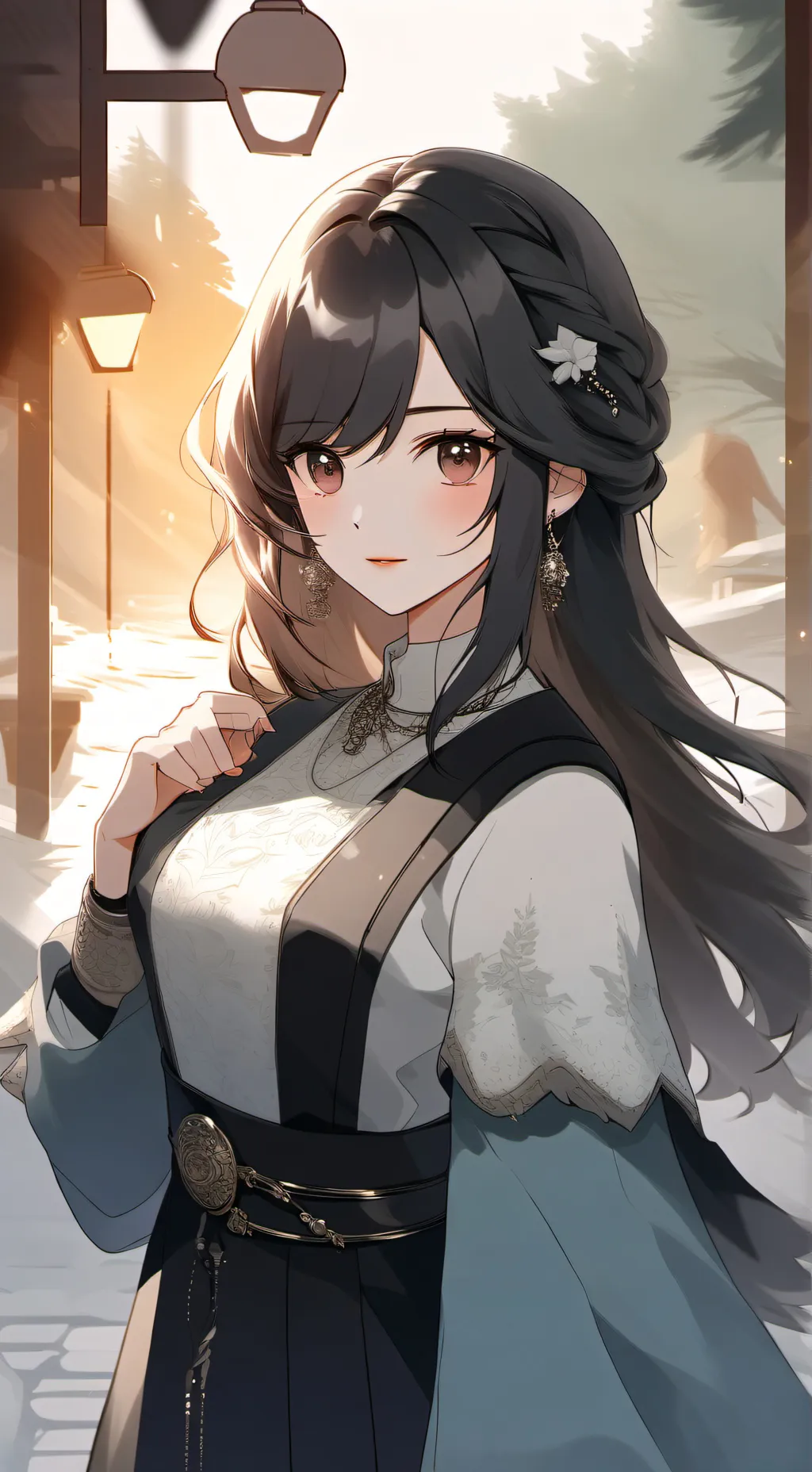 ai character: Iris Camelo  background