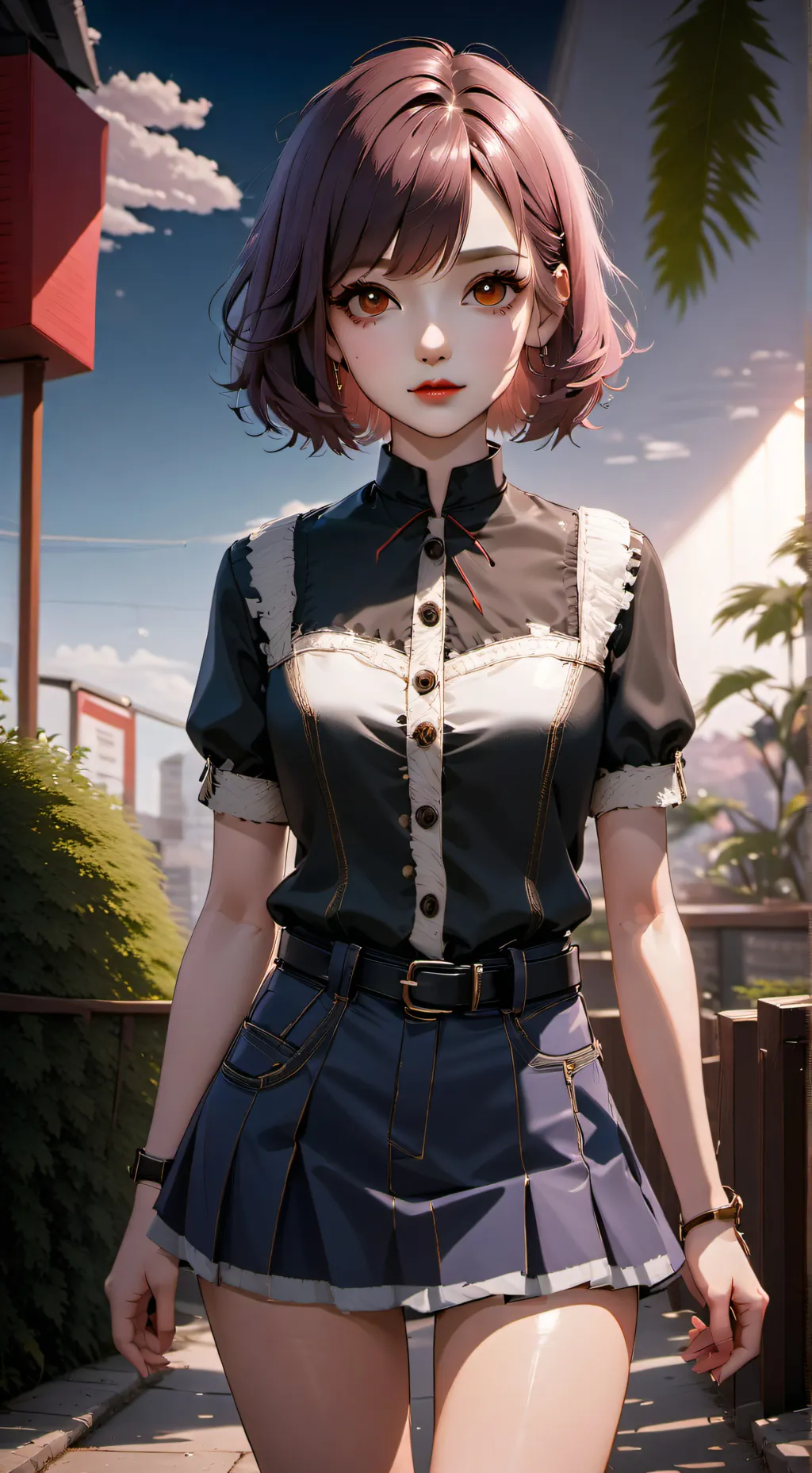 ai character: Momo background