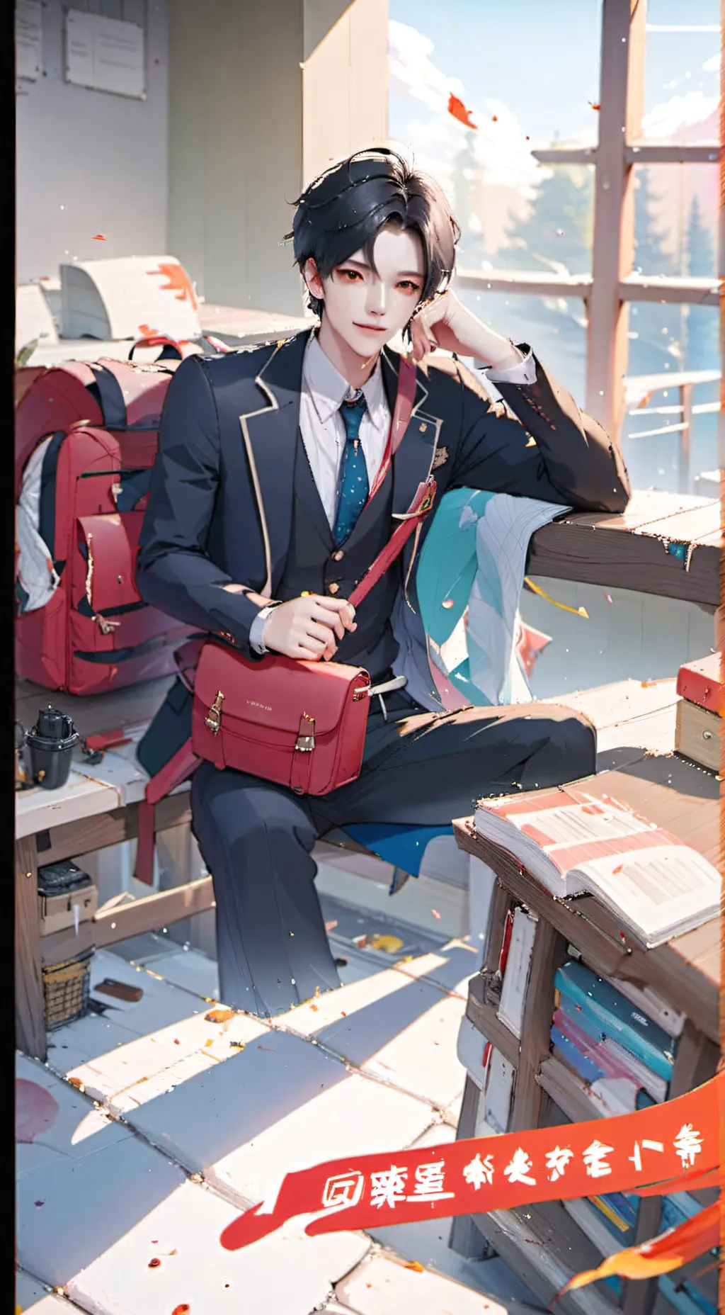 ai character: CARLOS LOUIS background