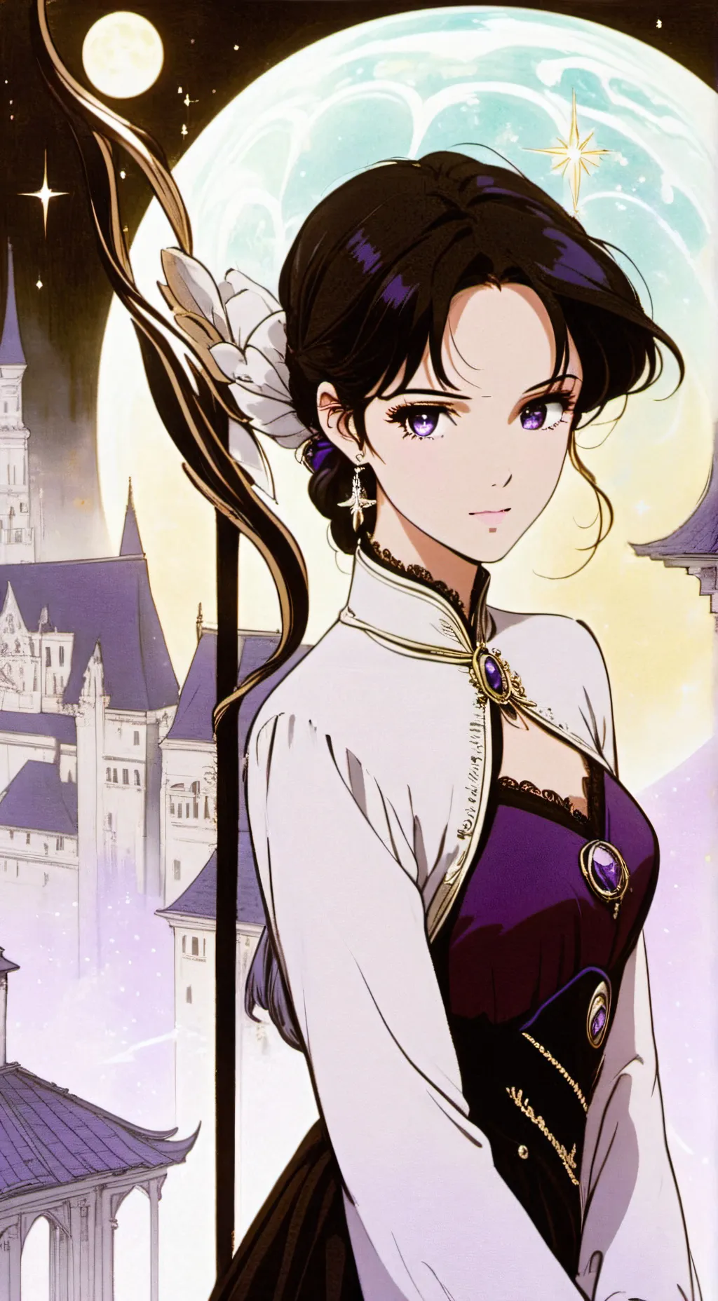 ai character: miki background